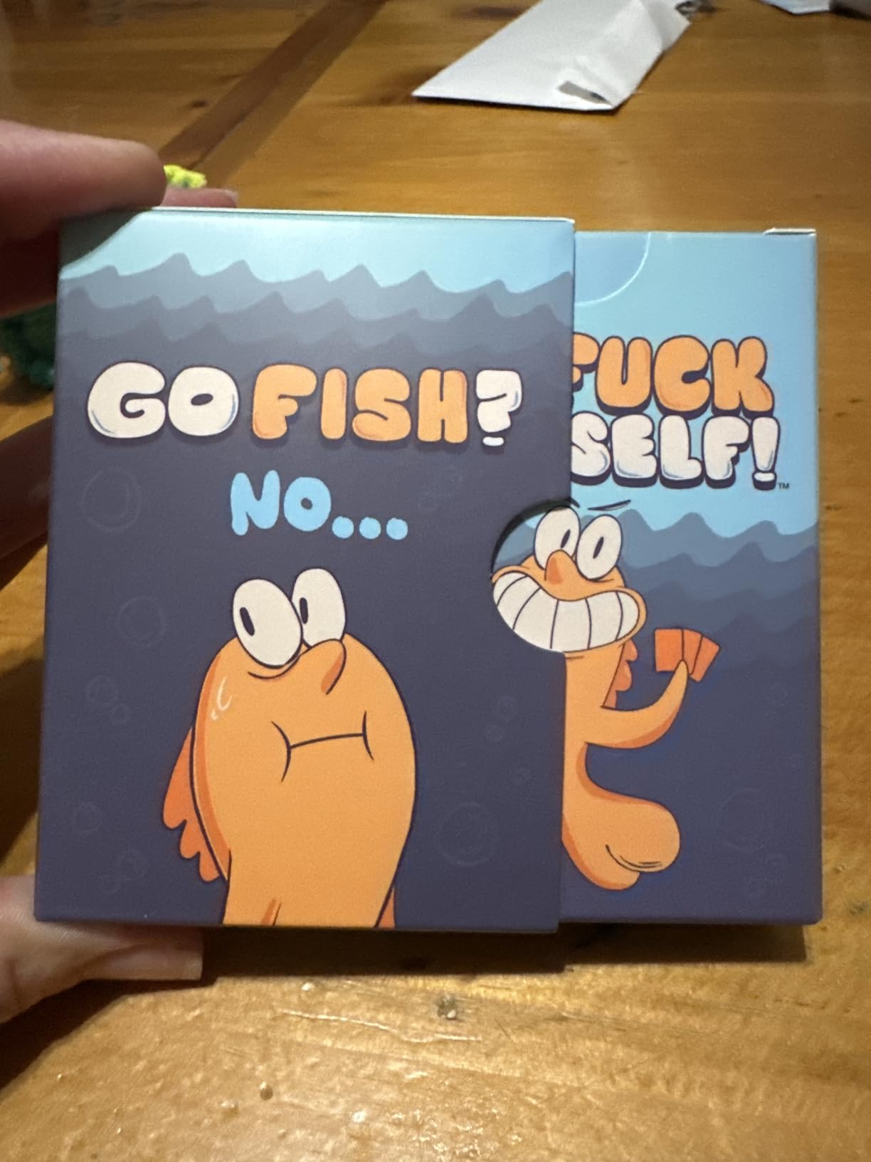 Go F Yourself! Grown Up Go Fish Card Game, Funny Gag Gift Card Deck | 52 Playing Card Deck of 13 Unique Pairs, 2+ Players, Funny Party Game for Game Night, Bachelorette Parties, Travel, Camping customer photo 1