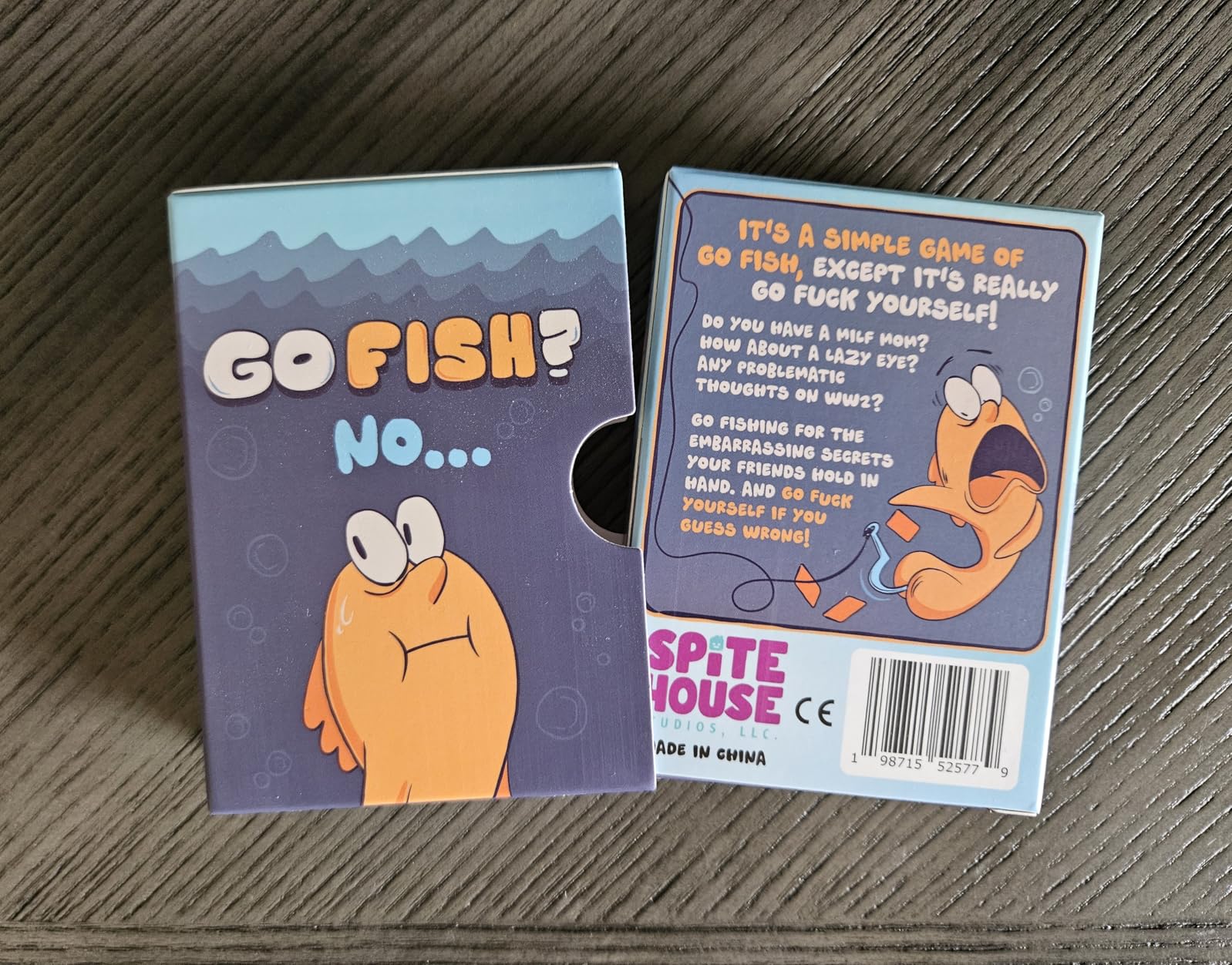 Go F Yourself! Grown Up Go Fish Card Game, Funny Gag Gift Card Deck | 52 Playing Card Deck of 13 Unique Pairs, 2+ Players, Funny Party Game for Game Night, Bachelorette Parties, Travel, Camping customer photo 2