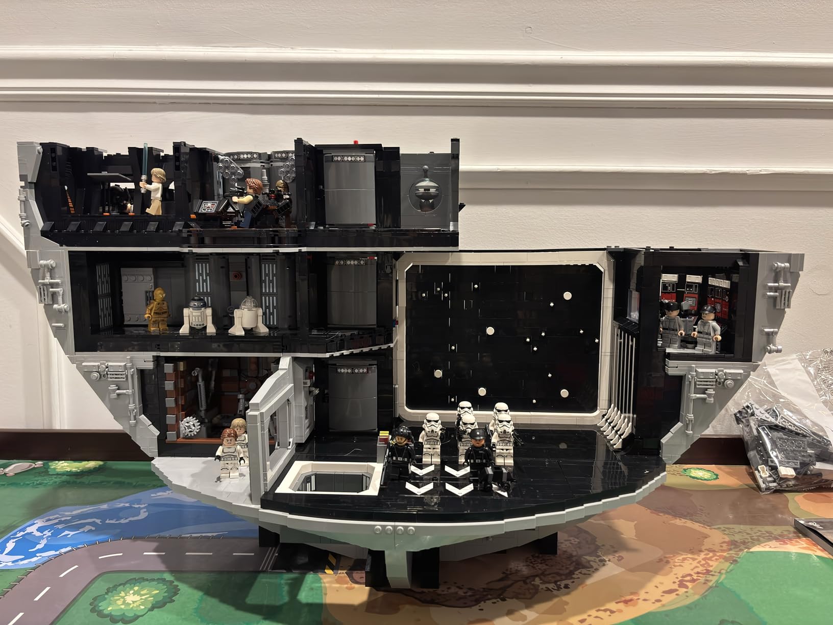 LEGO Star Wars Death Star Building Set for Adults, Ages 18+ - Collectible & Room Decor for Office, Bedroom, or Book Shelf - Fun Activity for Men, Women, & Movie Fans - Gift Idea for Birthdays - 75419 customer photo 1