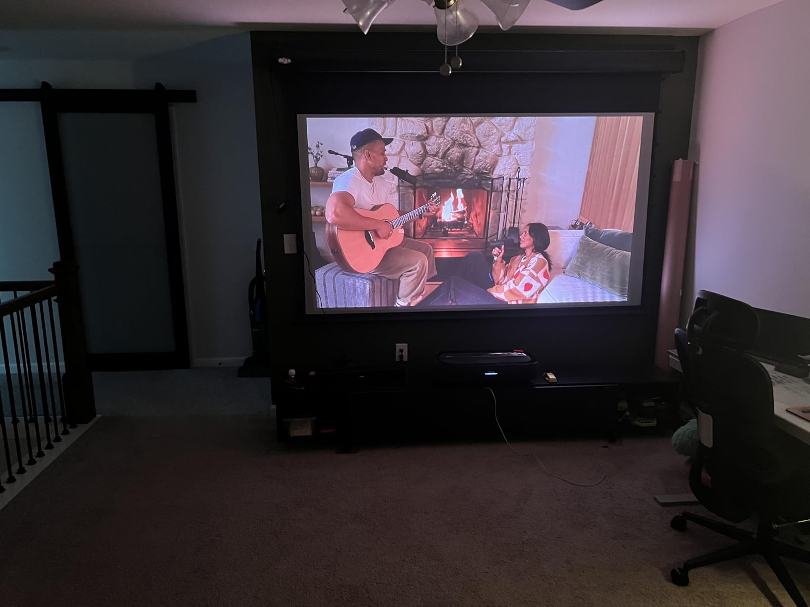 Hisense PT1 Ultra Short Throw Triple Laser Projector, 4K UHD, Google TV, 80