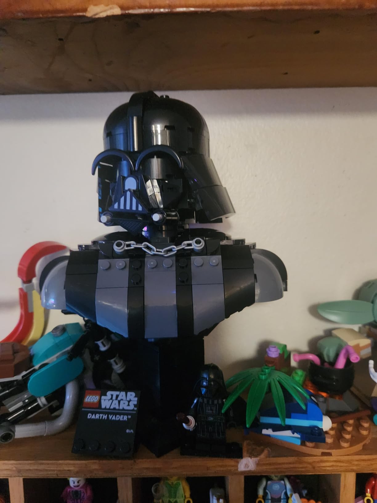 LEGO Star Wars Darth Vader Bust - Collectible Building Set for Adults, Ages 18+ - Star Wars Gift for Men & Women - with Darth Vader Minifigure - Bedroom or Shelf Decor - 75439 customer photo 2