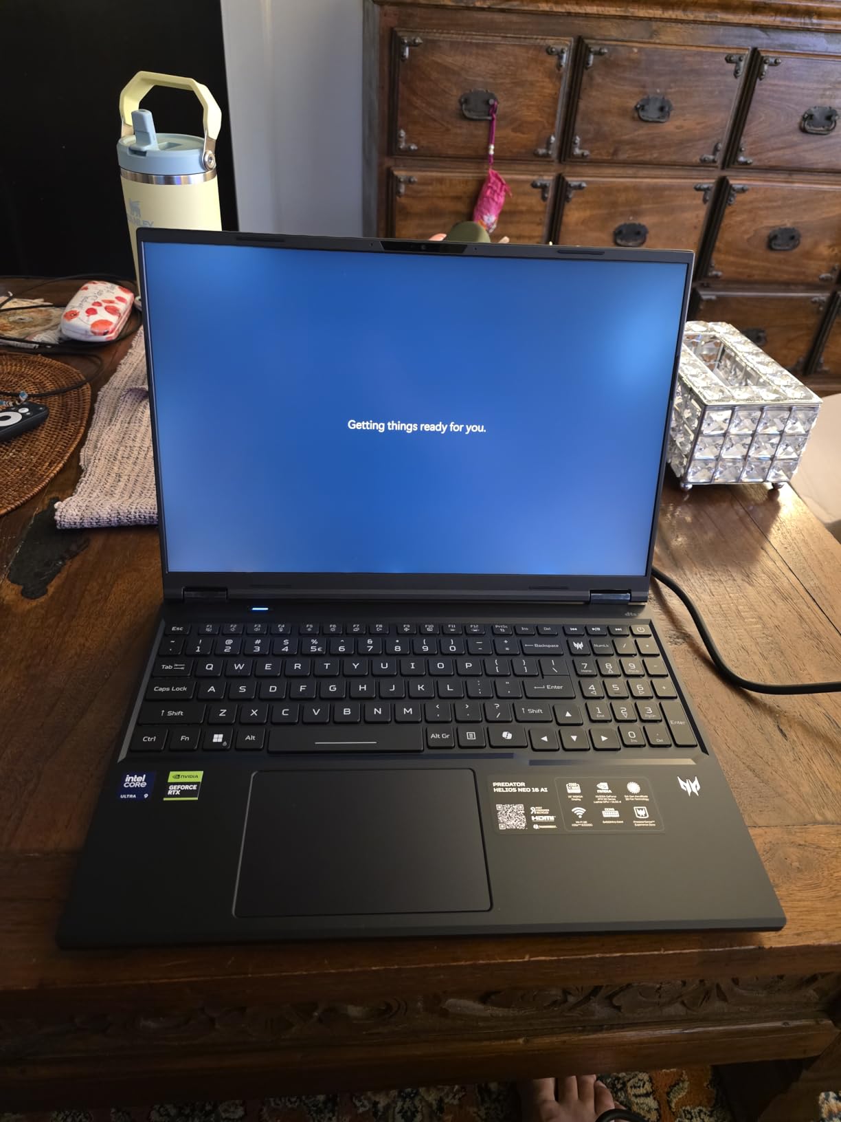 acer Predator Helios Neo 16 AI Gaming Laptop | Intel Core Ultra 9 Processor 275HX | NVIDIA GeForce RTX 5070 Ti | 16