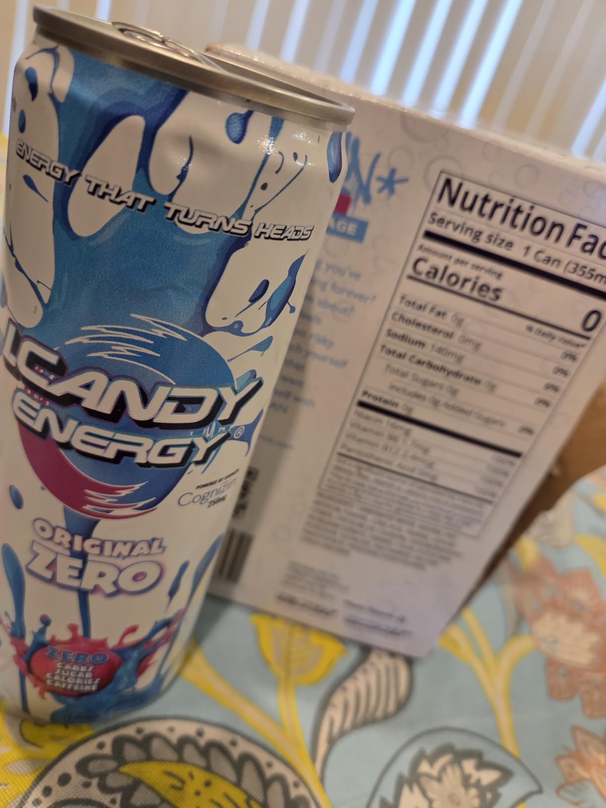 I.Candy Caffeine-Free Focus Drink, Original Zero, 12 fl oz Cans, 4 Pack with 250mg Cognizin Citicoline customer photo 2