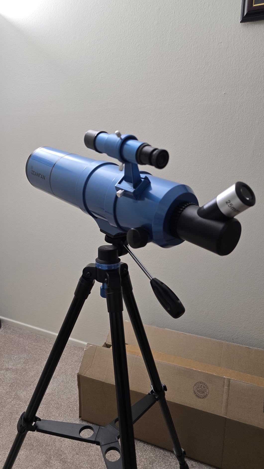 Telescope for Kids & Adults, 90mm Aperture 550mm Astronomical Professional Telescope for Adults High Powered, Portable Travel Telescopes for Beginners with Tripod & Adapter, Bag, Folding Stool customer photo 1