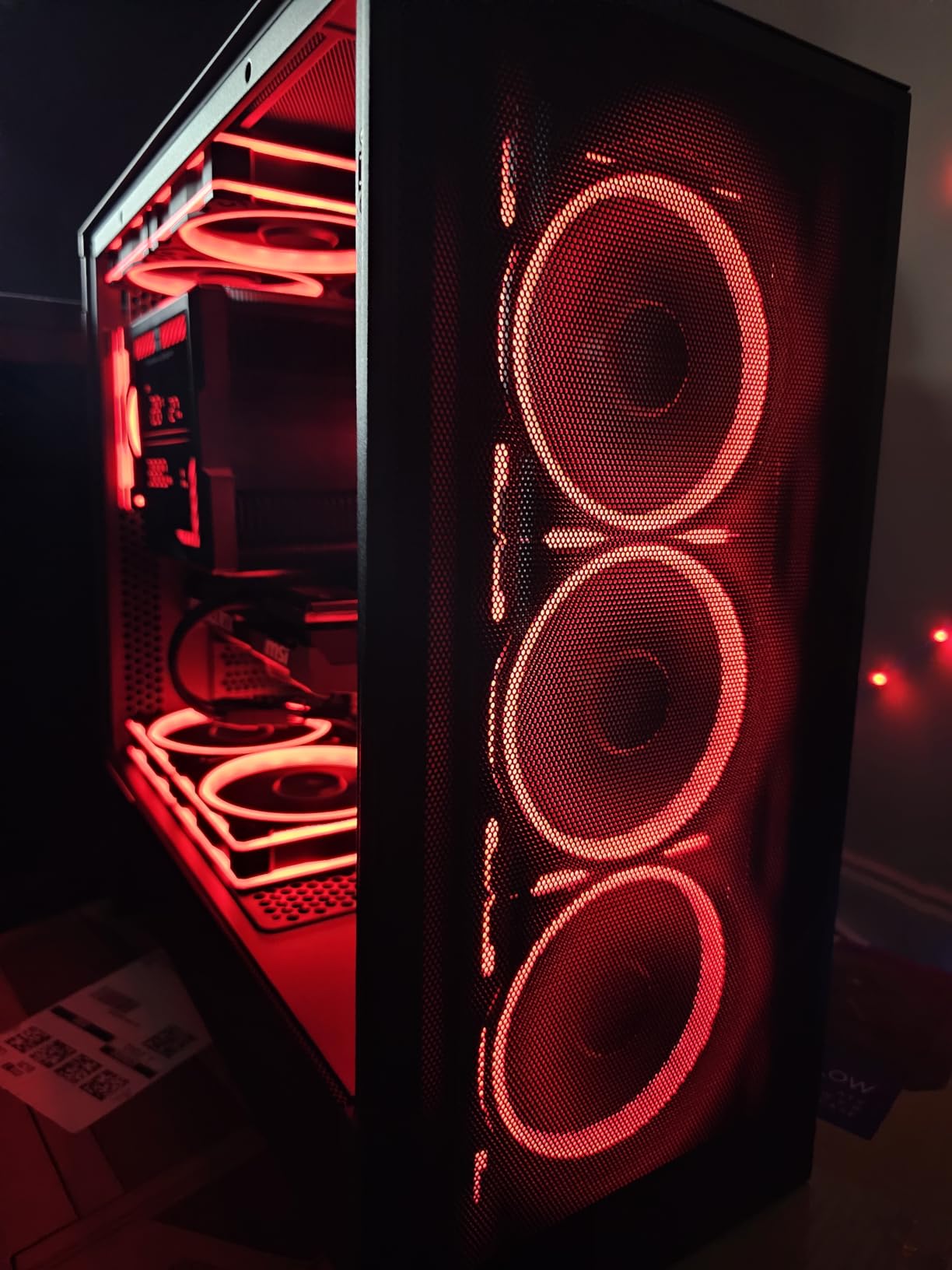 ASUS Prime MR120 ARGB Fan Black Triple Pack, 28mm Extra-Thick Frame, Quiet High-Performance Cooling with PWM, 20 ARGB LEDs, Aura Sync customer photo 2