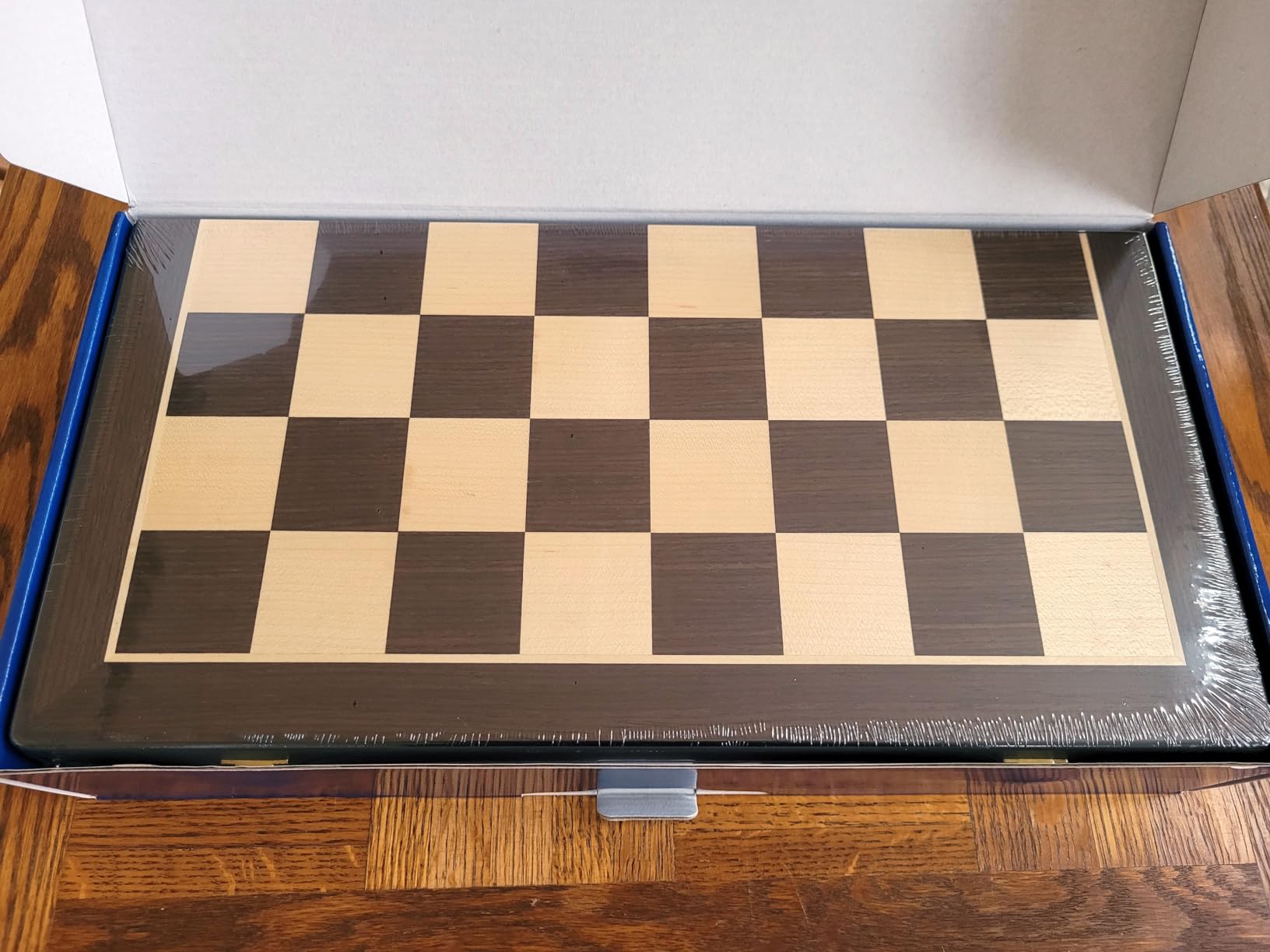 Luxury Large Metal & Acrylic Chess Set with Wooden Chess Board (17”) – Weighted Metal Pieces with 3.5” King, Foldable Tournament Chess Set for Adults & Kids, Professional Family Board Game customer photo 1