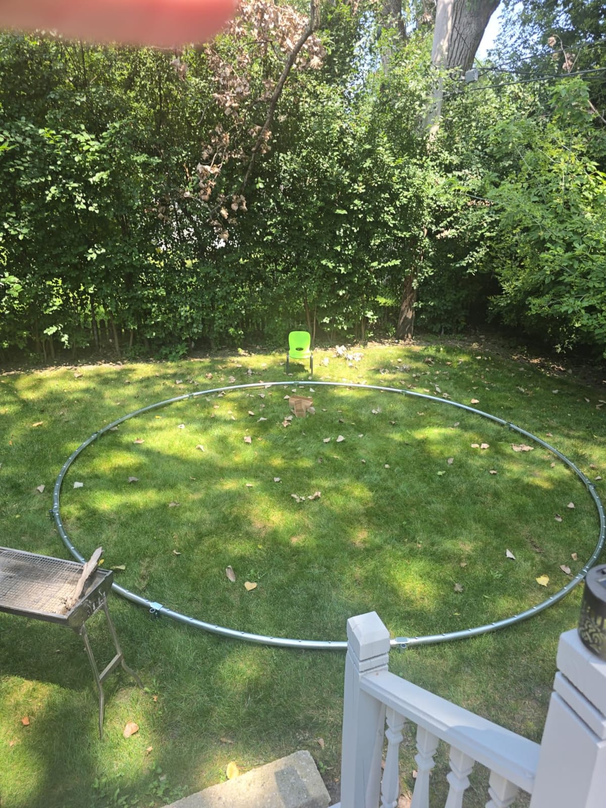 GYMAX Trampoline Outdoor, ASTM Approved Recreational Trampoline with Safety Enclosure Net & Non-Slip Ladder for Kids & Adults, Anti-Rust Large Rebounder Trampolines for Outside, Backyard customer photo 2