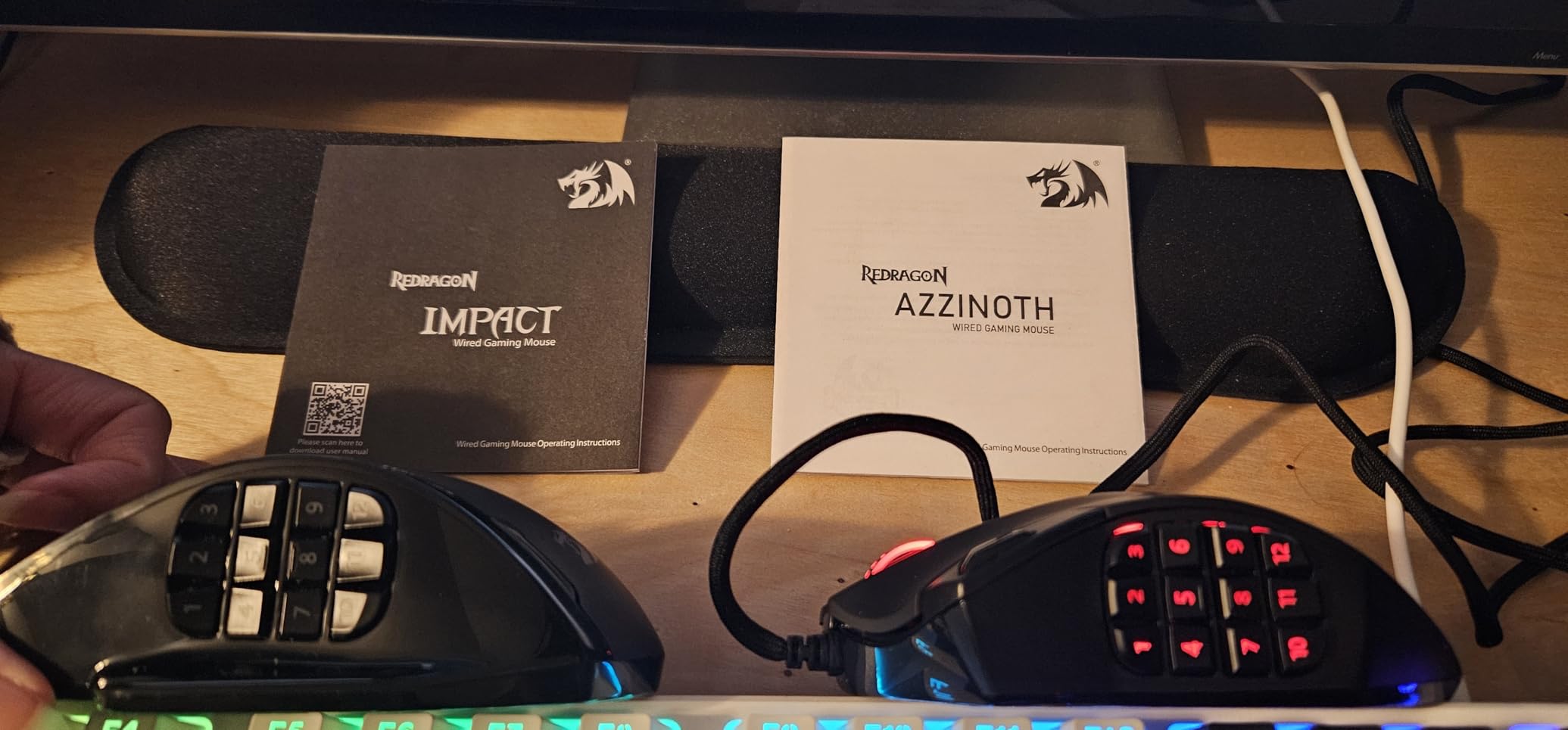 Redragon M908 Wired RGB MMO Gaming Mouse 24000 DPI Remapping Keys | Stable Lag-Free Connection, Redefine Keybinding Macro, Vibing Backlight, Ergonomic Grip Body Comfort customer photo 2