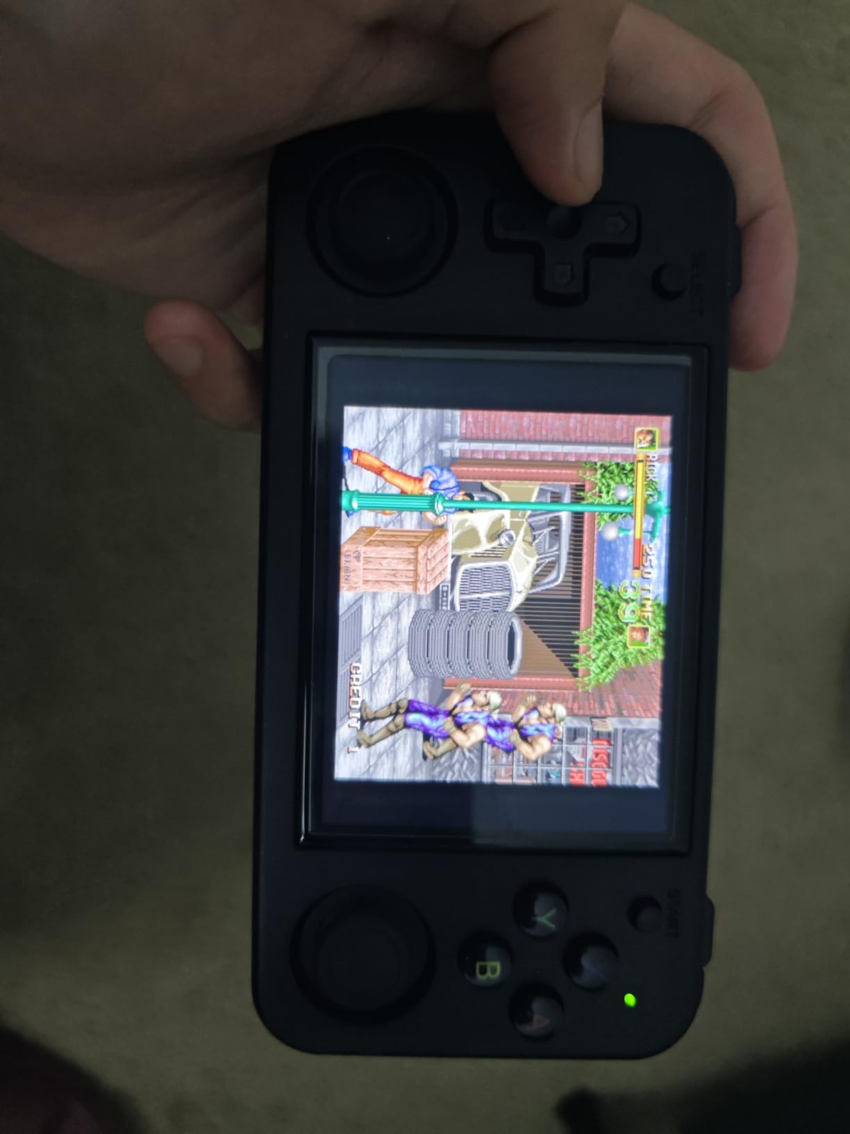 RG35XX H Retro Handheld Game Console Linux System 3.5''IPS Screen 64G TF Card with 3545+ Preinstalled Games RG 35XXH Portable Gaming Console RG35XXH Support 5G WiFi Bluetooth HDMI Purple customer photo 2