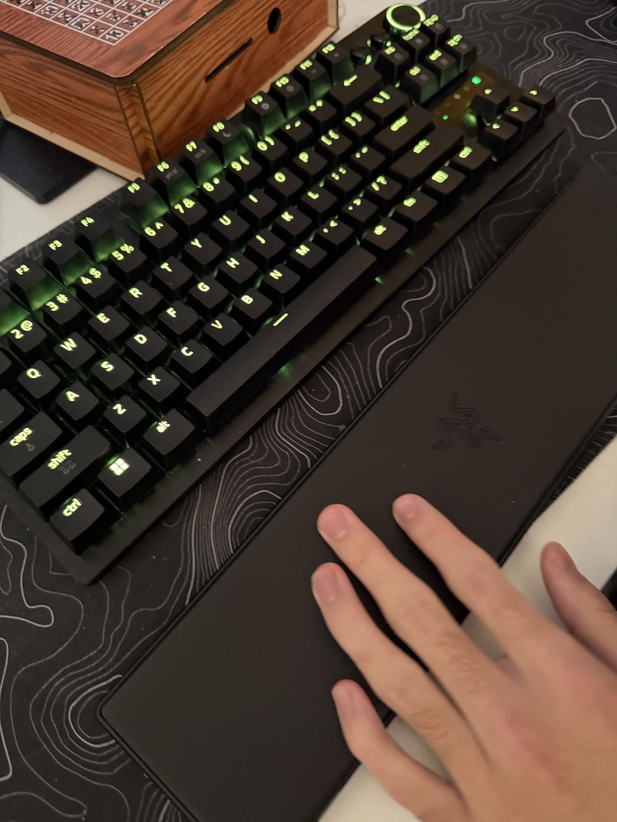 Razer Huntsman V3 Pro 8KHz Esports Gaming Keyboard, Analog Optical, Black | Gen-2 Analog Optical Switches, Rapid Trigger, Adjustable Actuation, Media Controls, PBT Keycaps customer photo 1