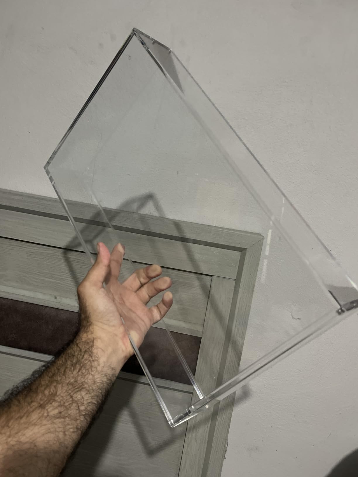 ETB Acrylic Case - UV Protection & Magnetic Closure, Thick Box Shield | 8MM Ultra-Thick Acrylic, N52 Strong Magnets, 99% UV Blocking, 360 Clear View, Snug Fit customer photo 1