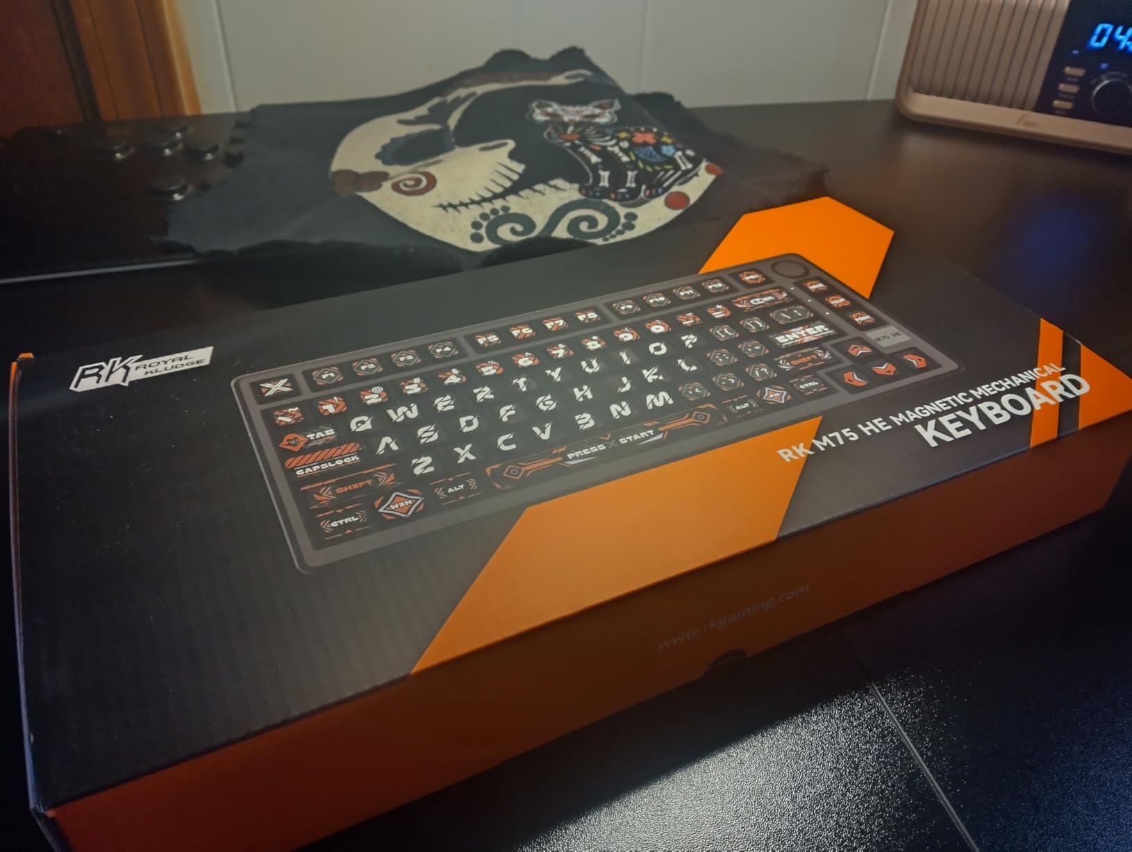 RK ROYAL KLUDGE M75 Hall Effect Mechanical Gaming Keyboard, Magnetic Switch | 75% Wired HE Keyboard, 8K Hz Polling Rate, Low Latency, Adjustable Actuation Rapid Trigger, Hot Swappable PCB, PBT Keycaps customer photo 2