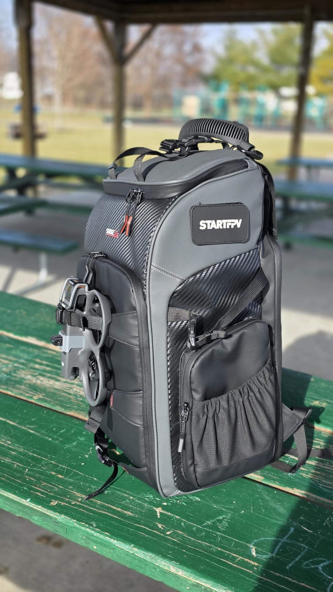 FPV Drone Backpack 40L Ultimate All-in-One Professional Travel Camera Case for FPV Racing Quadcopter/DJI Drone/Tripod/15.6