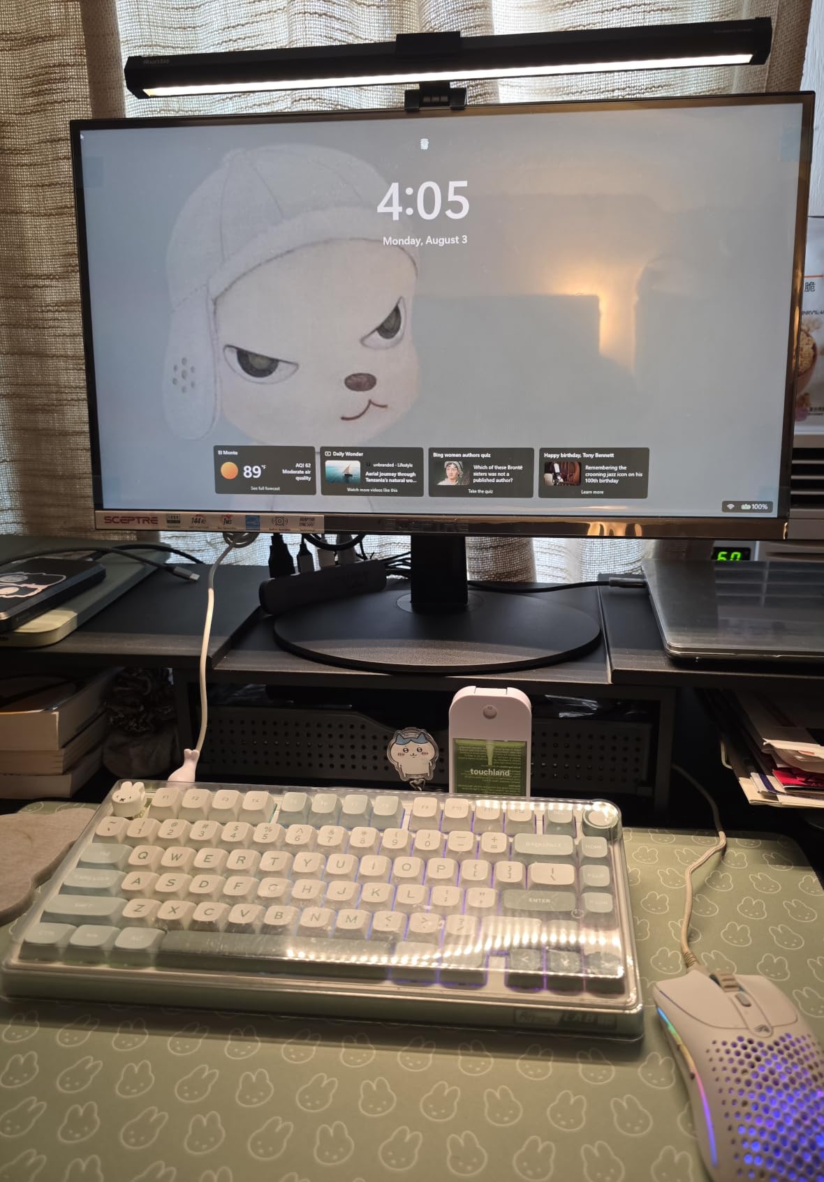 Sceptre New 22-Inch Gaming Monitor, FHD 1080p, Up to 144Hz, HDMI, DisplayPort, Built-in Speakers, Machine Black (E225W-FW144 Series, 2026) customer photo 1