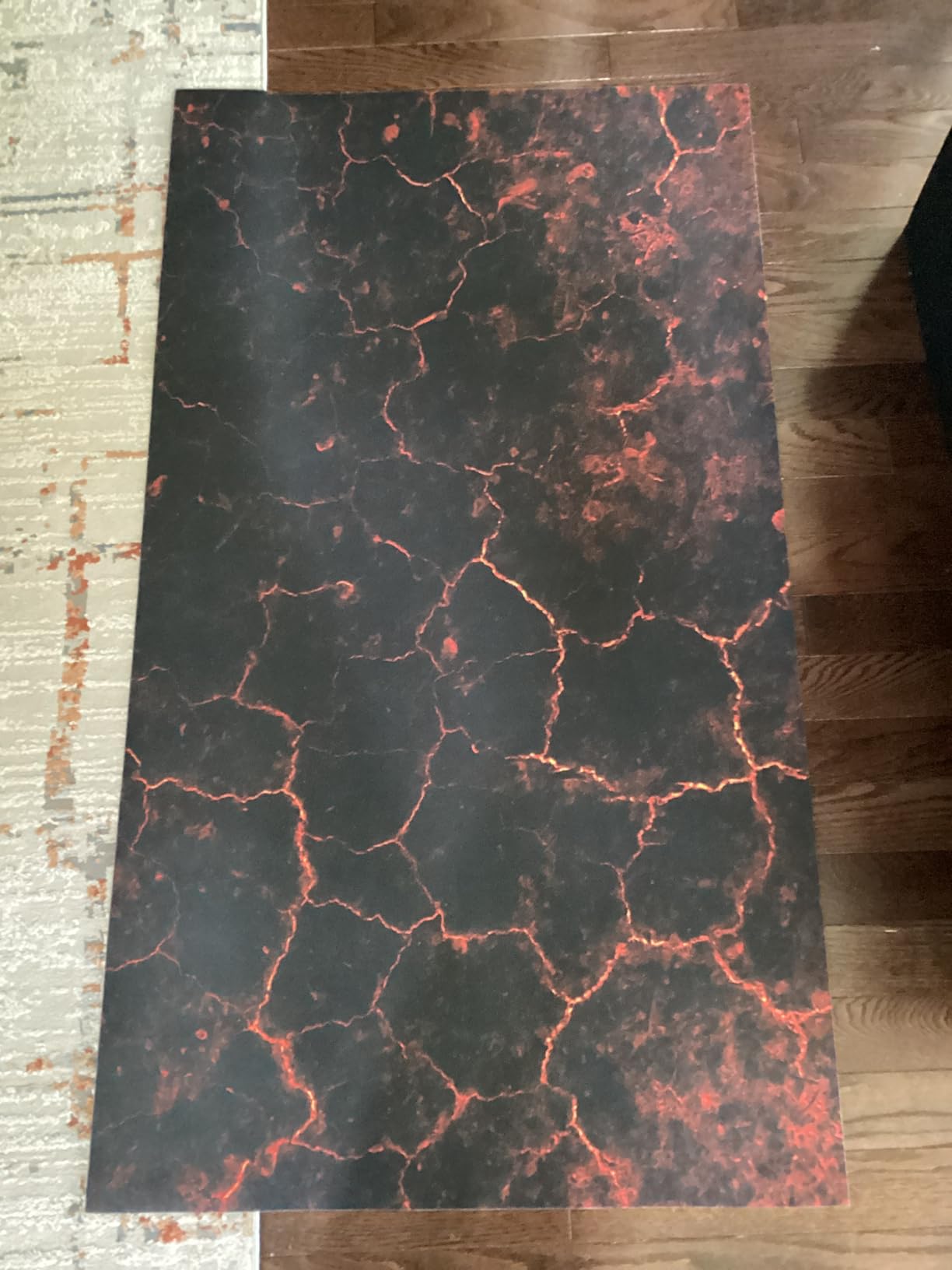 Board Game Mat for Table 31 x 55 Inches, Waterproof Neoprene Gaming Playmat for Mahjong, Poker, Board Games, Card Games, Tile Games, Dominoes & RPG-Large Portable Table Cover (Starry Sky) customer photo 2