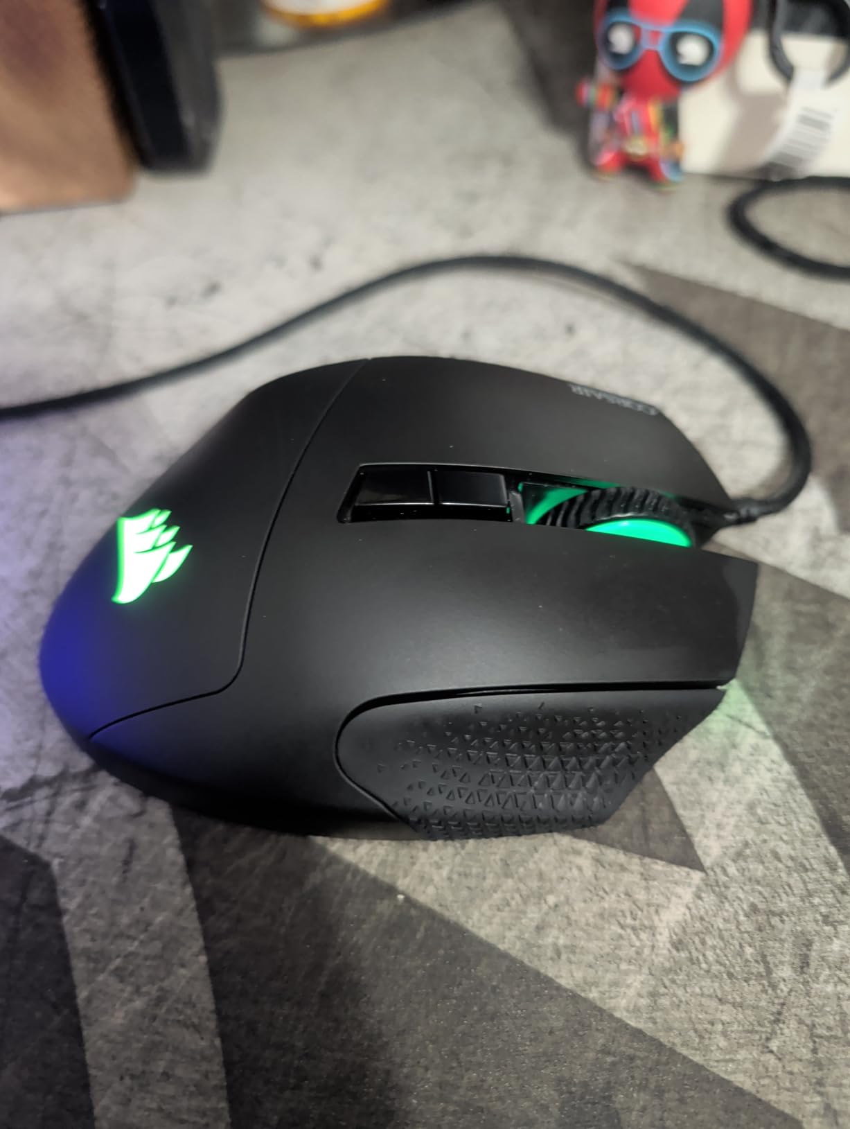 Corsair Scimitar RGB Elite Wired MMO MOBA PC Gaming Mouse - Black | 18,000 DPI, 17 Programmable Buttons, Adjustable Key Slider, Omron Switches, iCUE Compatible, PC, Mac, PS5, PS4, Xbox customer photo 1