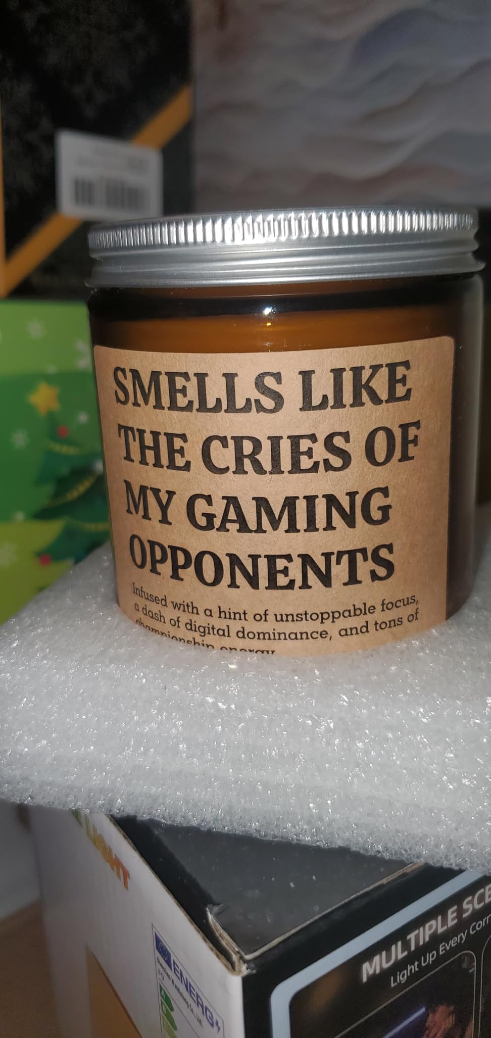 LEADO Video Game Candle - Gifts for Gamers Men, Gaming Gifts for Women, Boy | Gamer Gifts for Video Game Lover, Cool Christmas, Birthday Gifts for Gamer Boyfriend customer photo 2