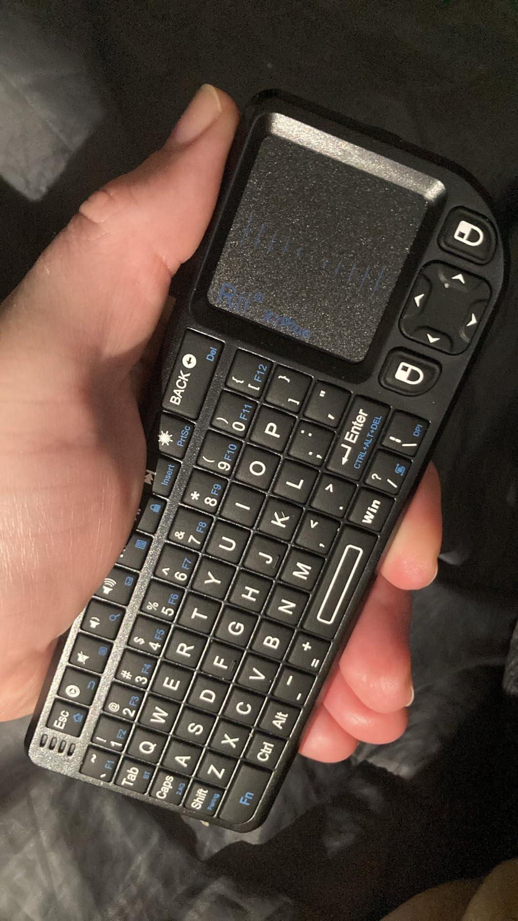 Rii Mini 2.4G Bluetooth Keyboard with Backlit and Touchpad for Smart TV, HTPC customer photo 2