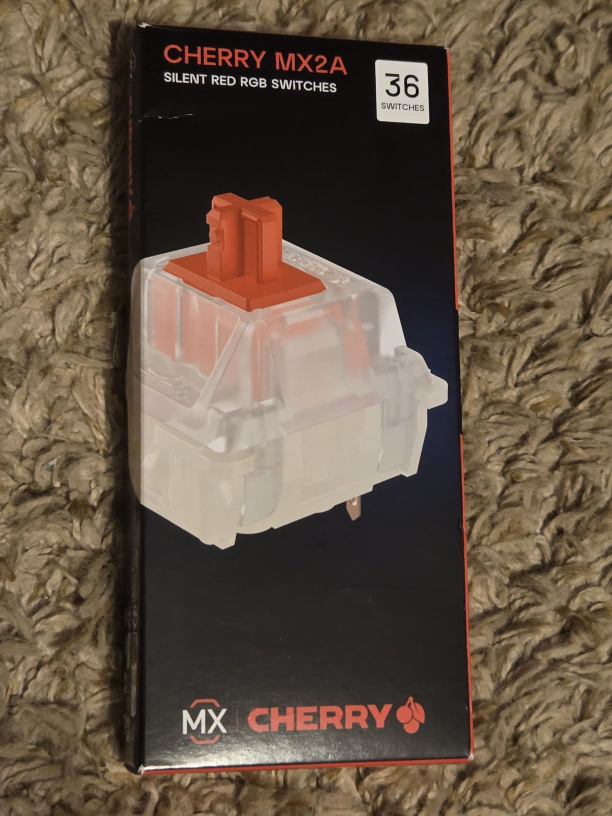 CHERRY MX2A RGB Silent RED Switch Kit, 36 Mechanical Keyboard Switches, for DIY, Hot Swap or Gaming Keyboard, Linear Switch with No Click, Smooth & Quiet customer photo 2