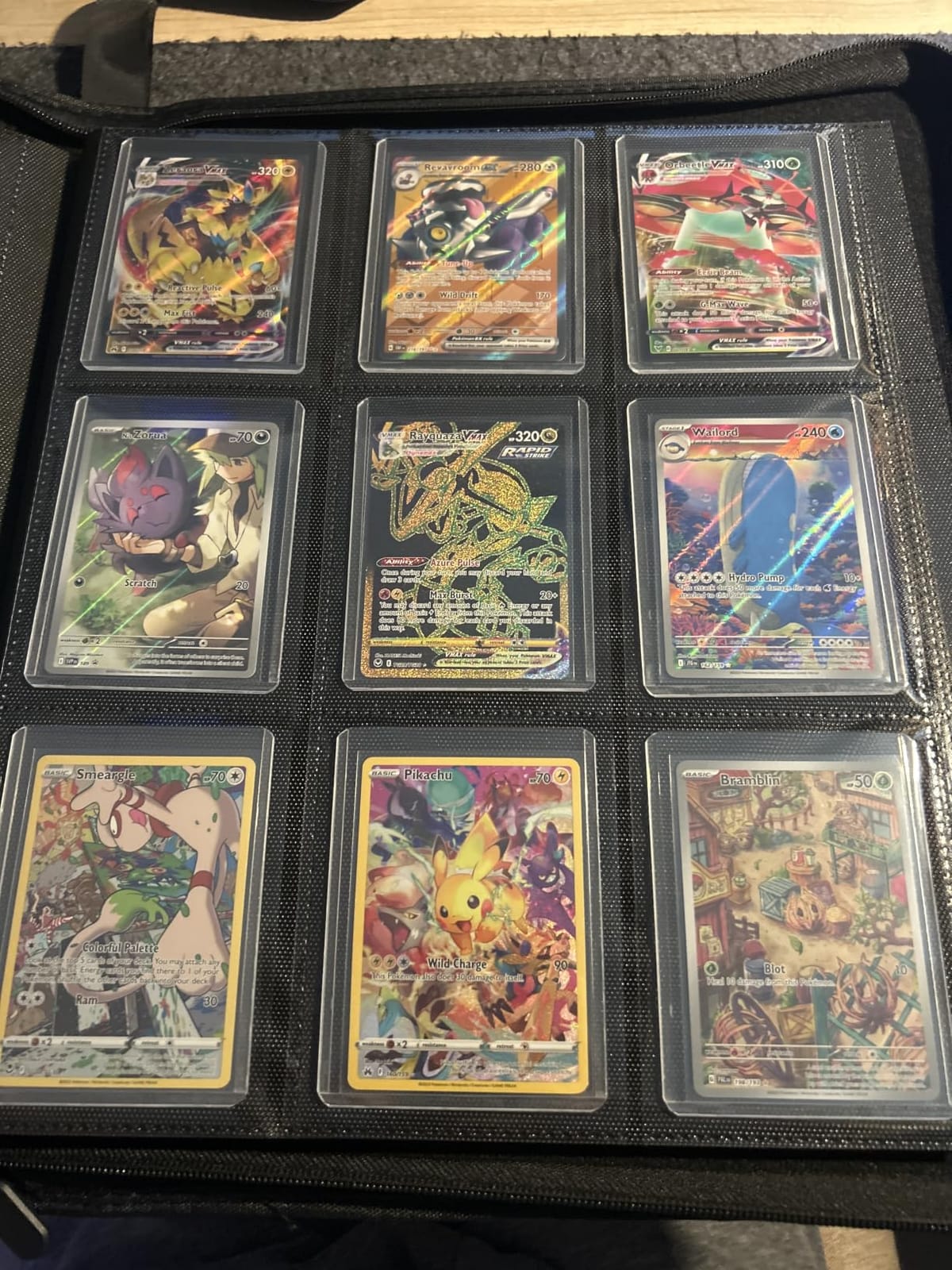 Foluck 9 Pocket Top Loader Binder Trading Card Binder Holds 252 Toploaders | 200Pcs Top Loaders & Card Sleeves Included, Comprehensive Protection, for Pokemon, TCG, MTG, Sports Cards customer photo 2