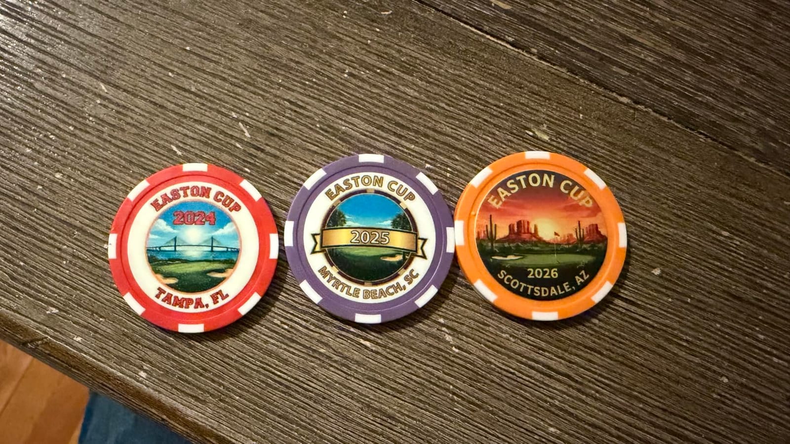 25-500 Custom Clay Poker Chips, Double-Sided Printed Logo, Photo & Text | Full-Color Printed Text & Images, 40mm 11.5g Personalized Poker Chips for Casino, Golf, Wedding, Bar Tokens & Corporate Gifts customer photo 1