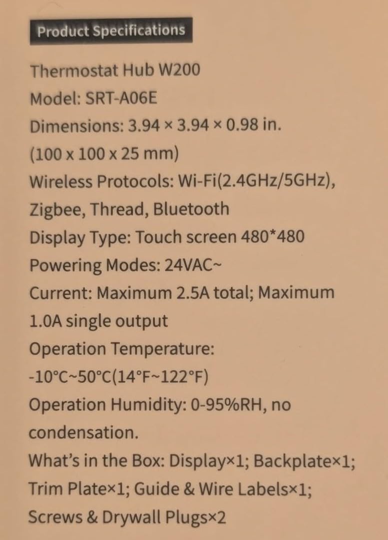 Aqara Smart Thermostat W200 with Apple Adaptive Temperature | 4