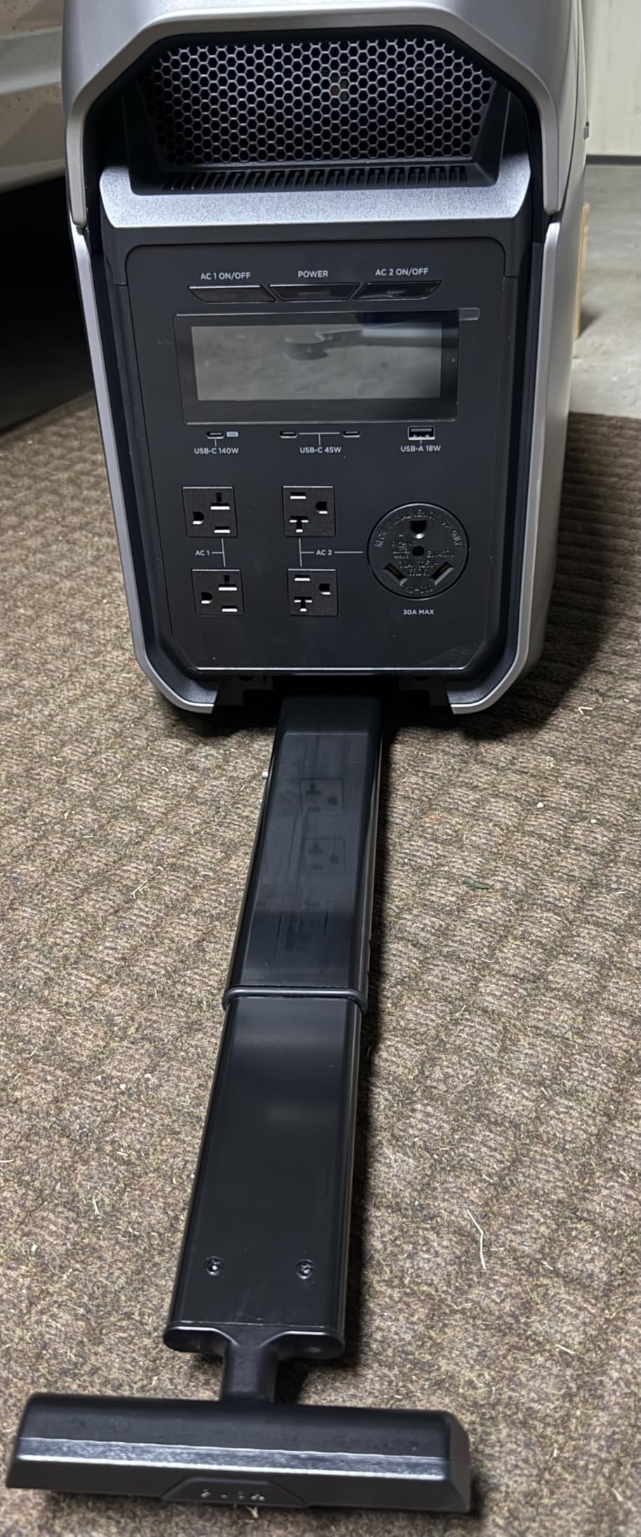 EF ECOFLOW 3072Wh DELTA 3 Ultra Plus with 400W Solar Panel and AC Cable | Solar Generator with LFP Battery, 3600W Output, Portable Power Station, Expandable to 11kWh, Home Battery Backup customer photo 2