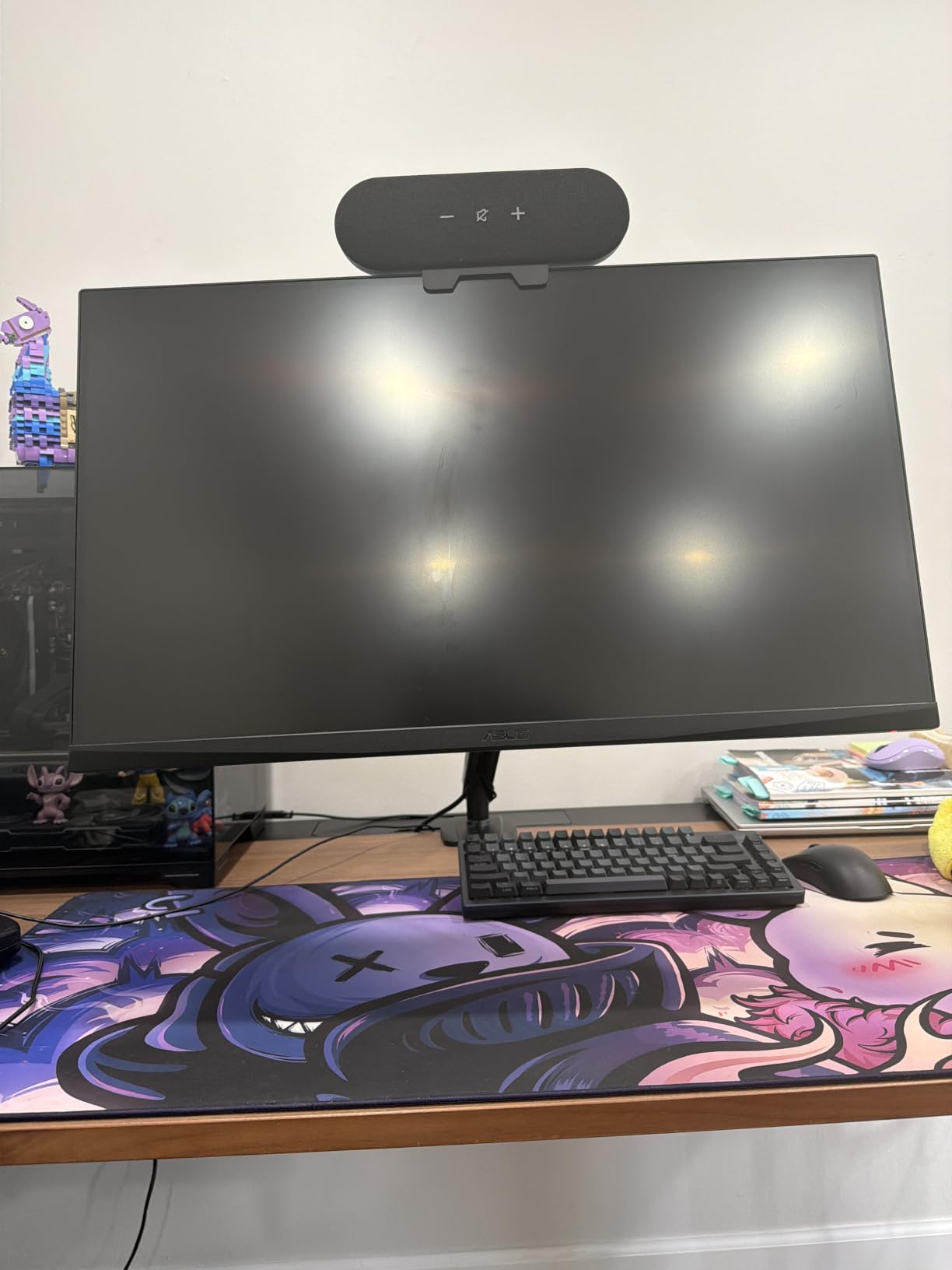 NB SmooVex Monitor Mount, Monitor Stand fits up to 32 Inch, Mechanical Spring Mount, VESA 75/100 mm, Model-A5(Black) customer photo 2