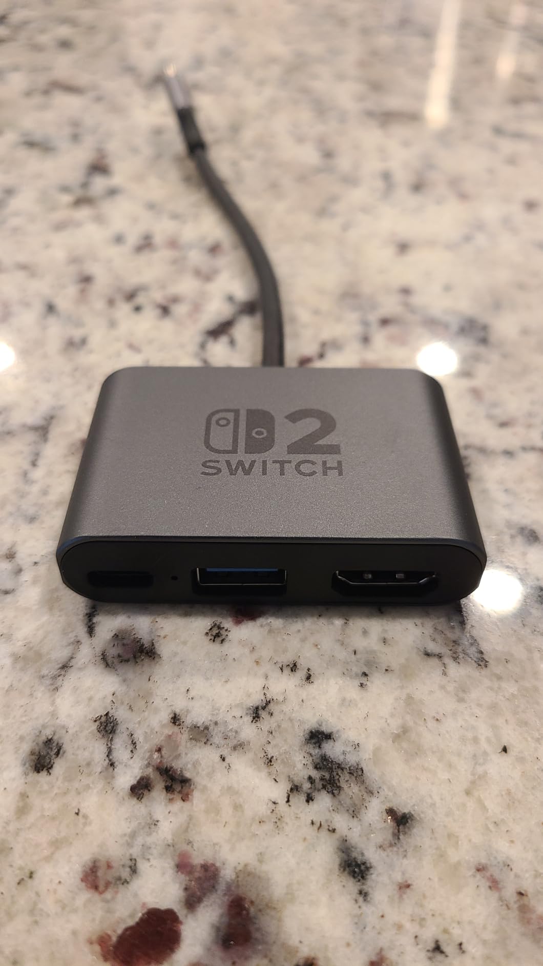 Switch 2 Dock, Portable USB C Docking Station with 4K@60Hz~120Hz HDR/PD Max100W/USB Port, Aluminum Alloy Travel TV Dock for Switch/Steam Deck/ROG Xbox Ally X/Legion Go 1/2/S customer photo 2