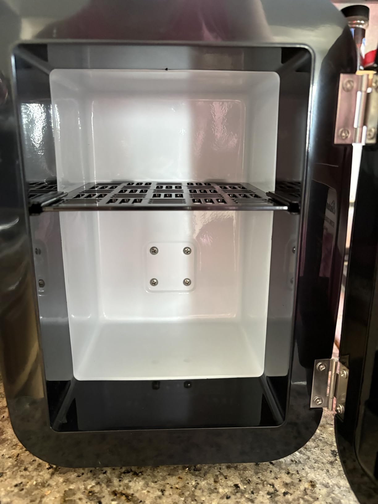 BEICHEN Mini Fridge, 4L/6 Can Small fridge with Dimmable Gaming Light | Cooler and Warmer for Bedroom,Office and Dorm,Dual 12V AC/DC for Drink, Cosmetic and Food, Ultra-quiet,Lightweight customer photo 1