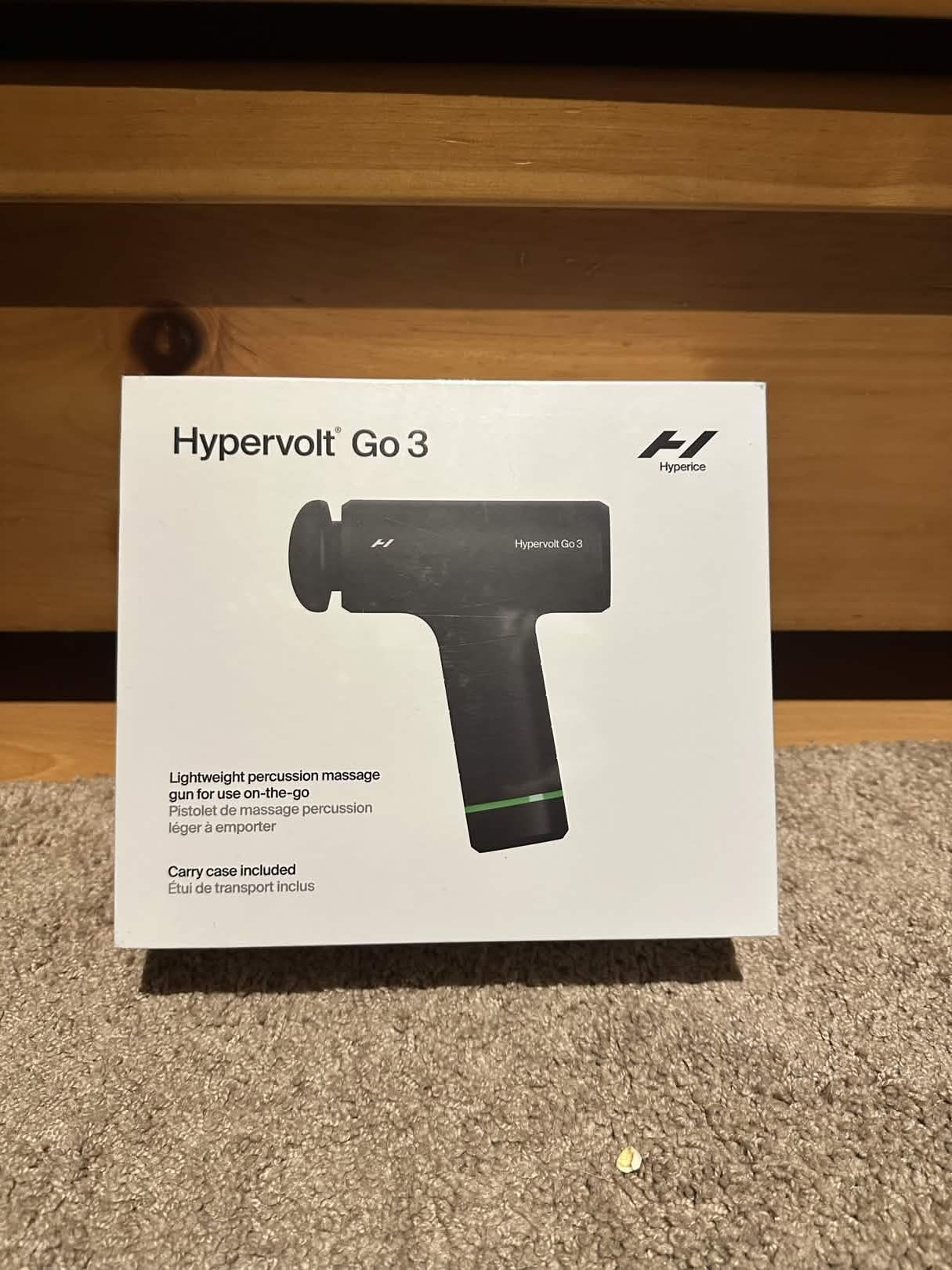 Hyperice Hypervolt Go 3 Percussion Massage Gun Lightweight with Carry Case | Muscle Recovery | Compact Power | TSA Friendly Design | Long Battery Life | Five Speed Settings | Pressure Sensor Feedback customer photo 2