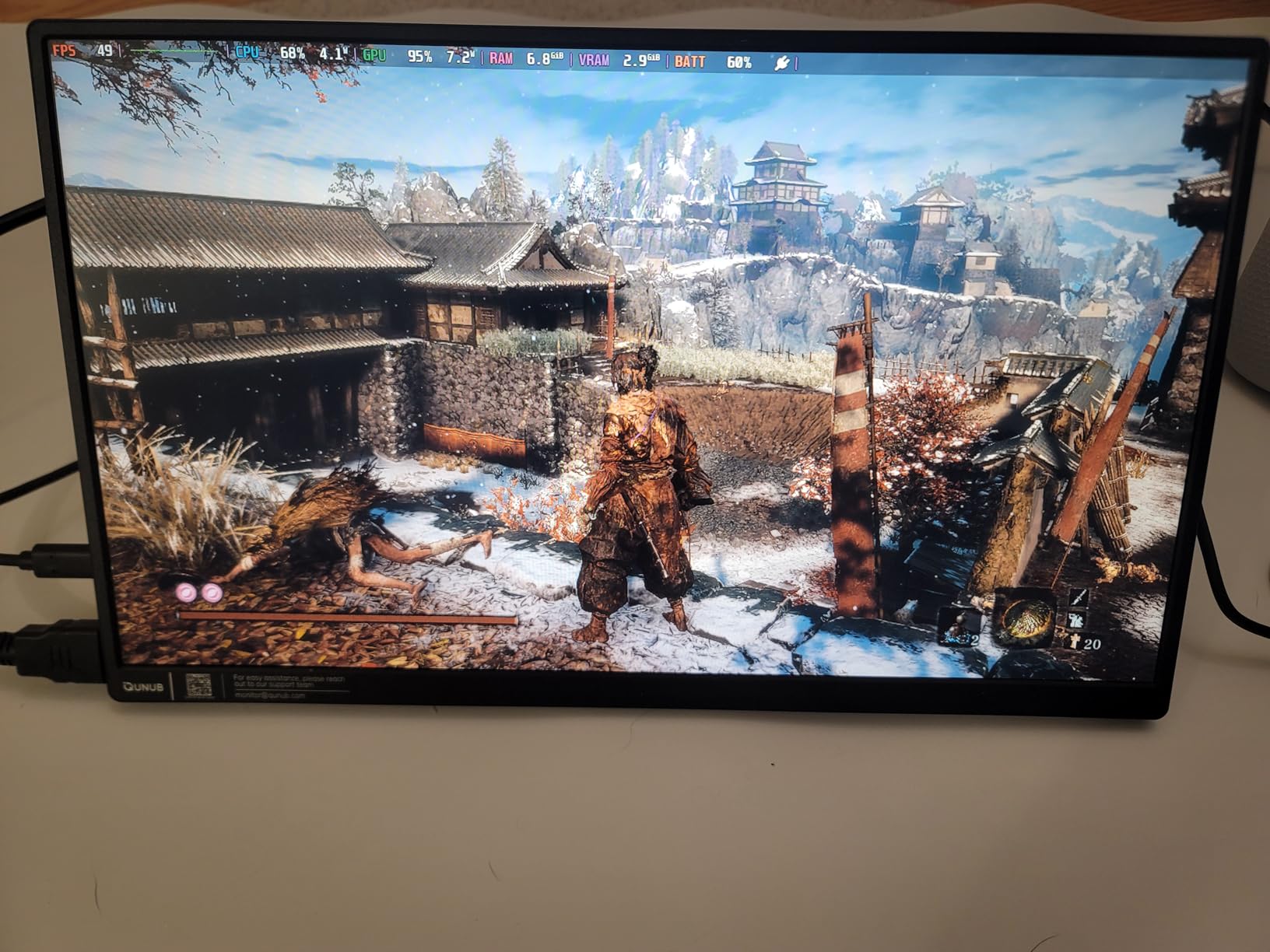 14 Inch 4K OLED Portable Monitor UHD 3840x2400 100% DCI-P3 100000:1 | Touchscreen USB-C HDMI Travel Display with Active Stylus, Kickstand & Sleeve for Windows Laptop, Mac, PC, Gaming customer photo 2