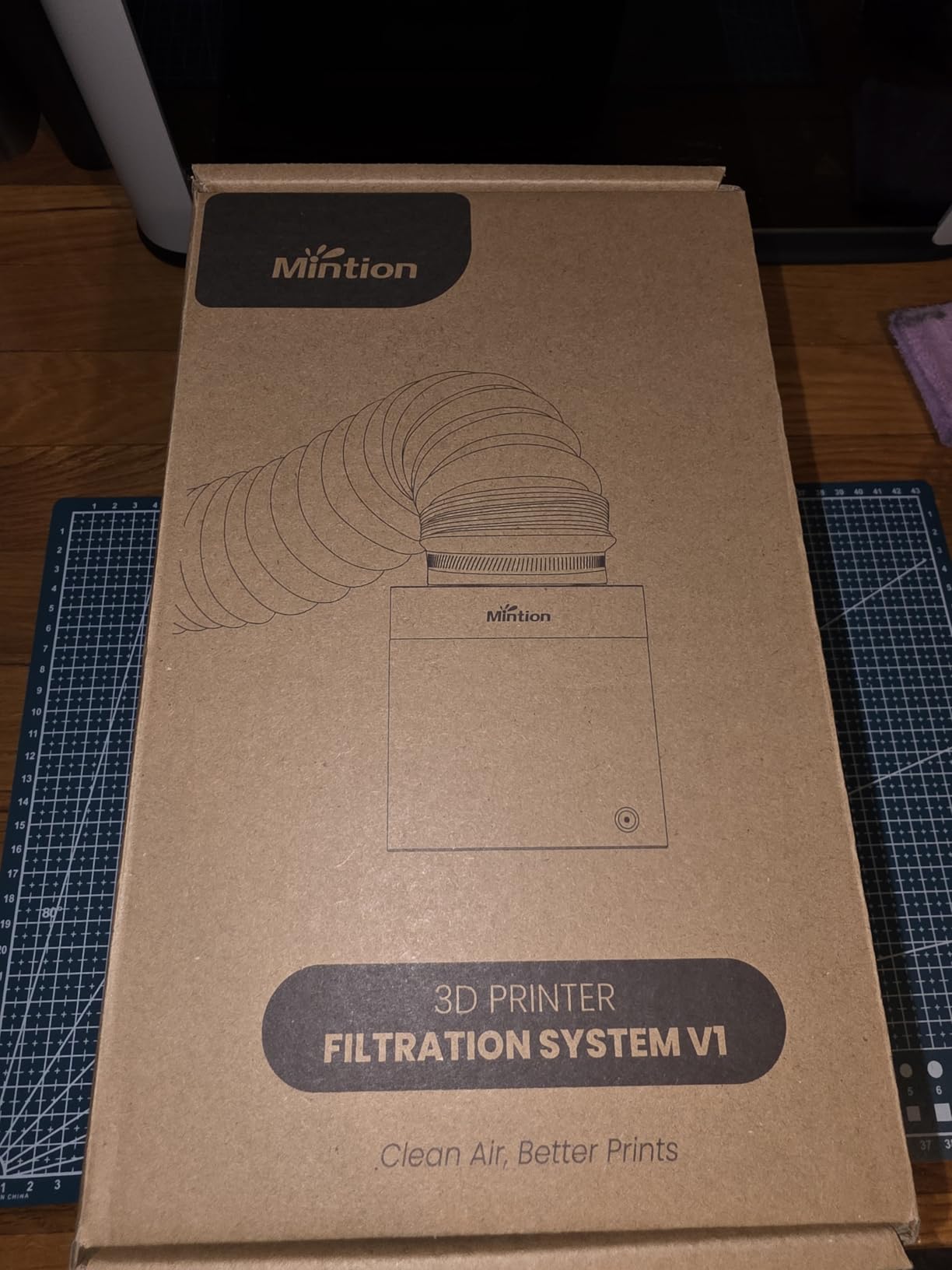3D Printer Filter System for Bambu Lab P1S/X1C with HEPA H13 Carbon Filter | Works with Enclosed Printers, Triple-Layer Filtration to Reduce Odors, VOCs and Ultrafine Particles for ABS/ASA/PLA/PETG customer photo 2