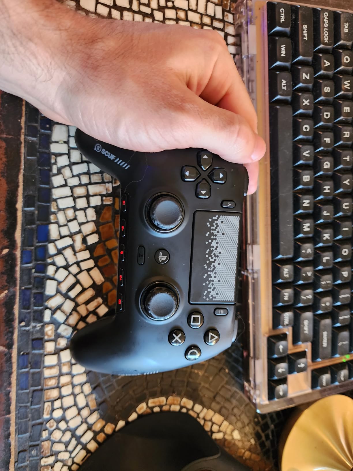 SCUF OMEGA PS5 Wireless Performance Controller - Light Gray customer photo 2