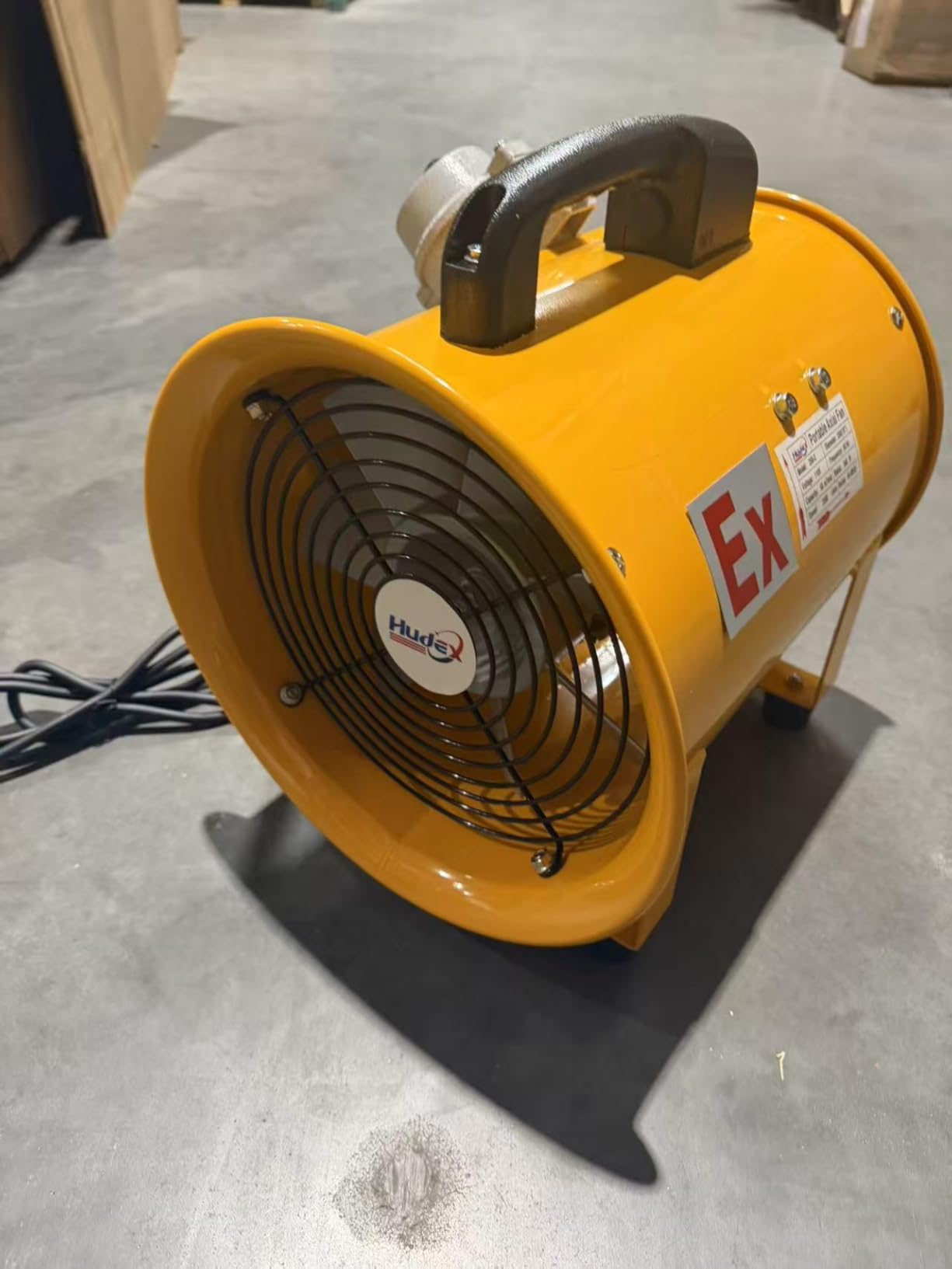 dreamdragon 12 Inch Explosion Proof Fan, 3450 RPM Industrial Ventilator with 550W Motor, 110V 60Hz, for Hazardous Locations, Paint Booths & Chemical Plants customer photo 1
