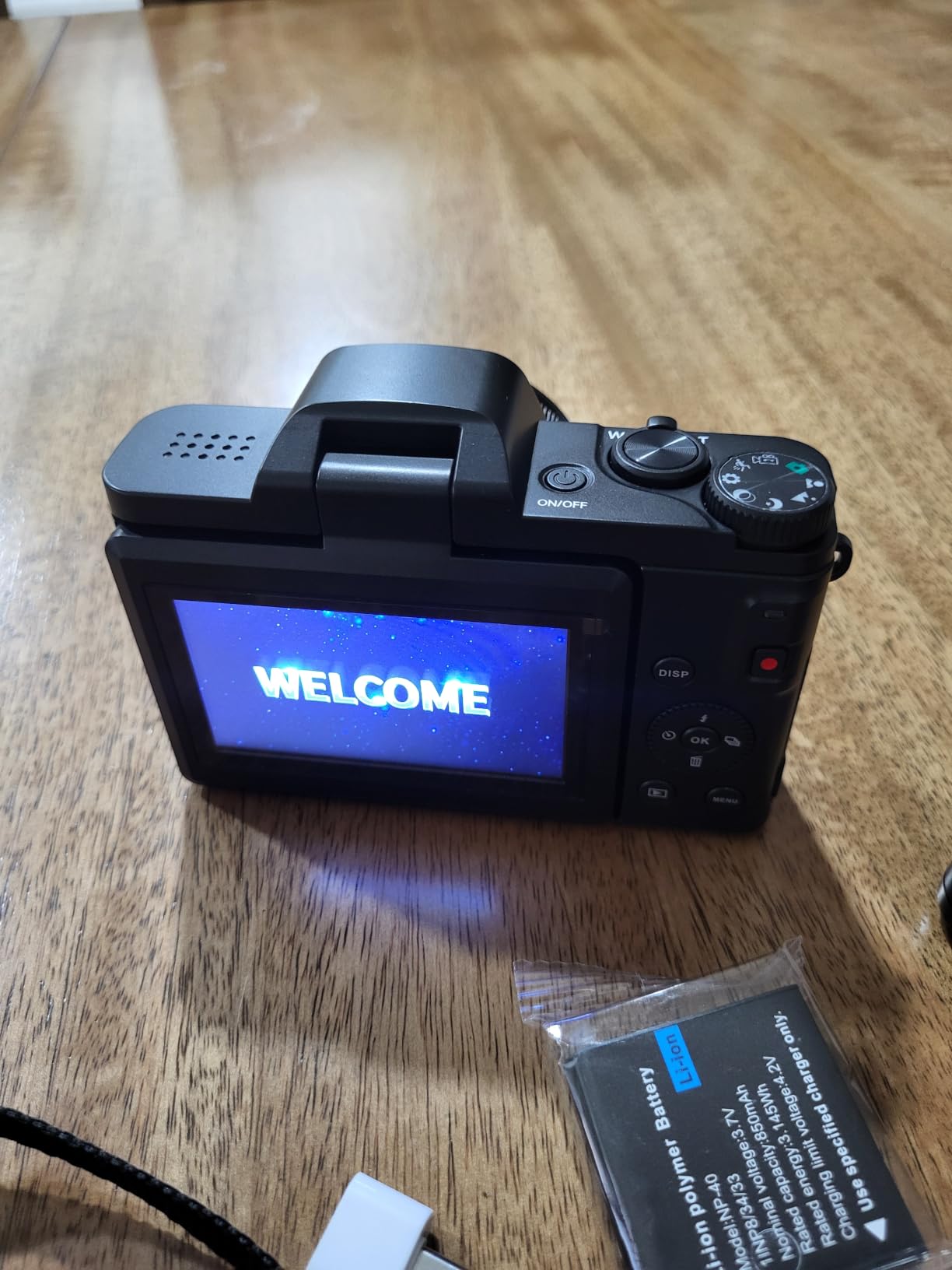 4K Digital Camera WiFi 180° Flip Screen Autofocus 64MP 16X Zoom, Black | Vlogging Camera for YouTube, Compact Travel Camera for Beginners, Anti-Shake, 32GB Card, 2 Batteries customer photo 2