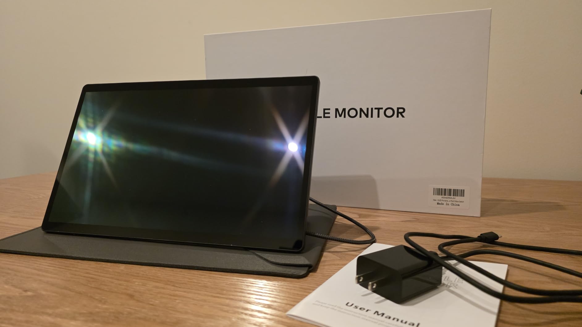 13.3-Inch OLED Portable Monitor Touchscreen, 1080P HDR 500-Nit Display | Ultra-Slim Travel Screen with Case for Laptop, Mac, PC and Android Phone or Tablet; No Touch for iPhone, iPad or Consoles customer photo 2