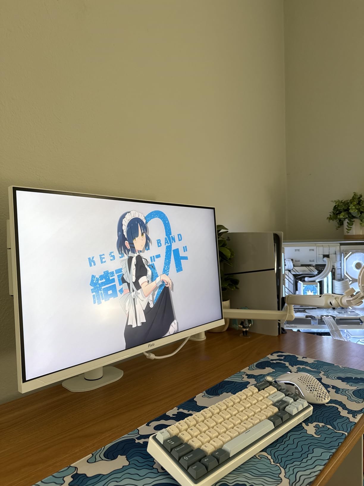Pixio PX27UM Mini LED White 27 inch Dual Mode UHD 4K 160Hz/FHD 1080p 320Hz Fast IPS Panel 1ms GTG Response Time Gaming Monitor with Adaptive Sync HDR and Fully Adjustable Stand customer photo 1