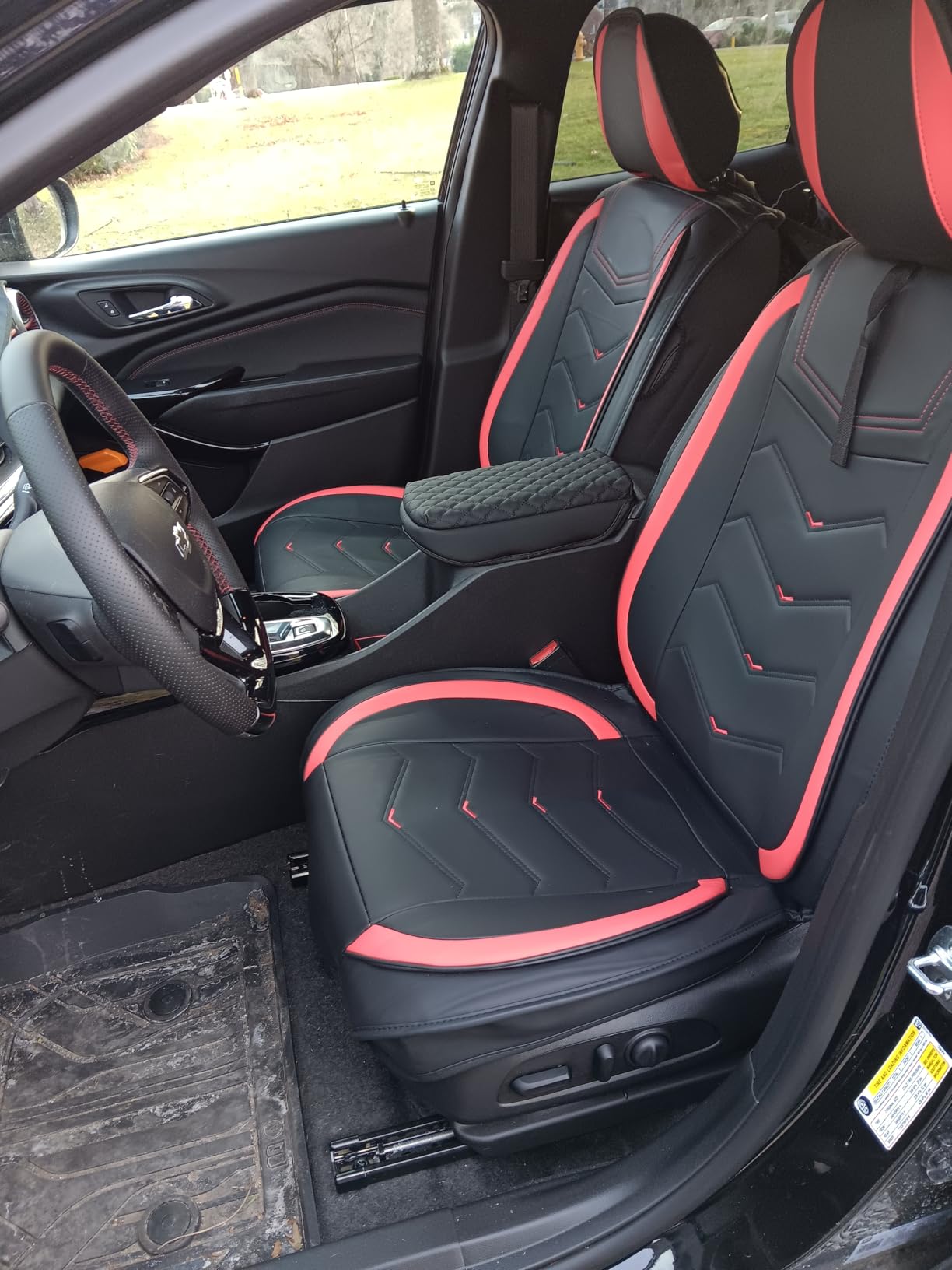 Shademax Center Console Cover for Cadillac Escalade 2021-2026 Accessories Armrest Cover Center Console Pad Leather Armrest Seat Box Cover Protector customer photo 1