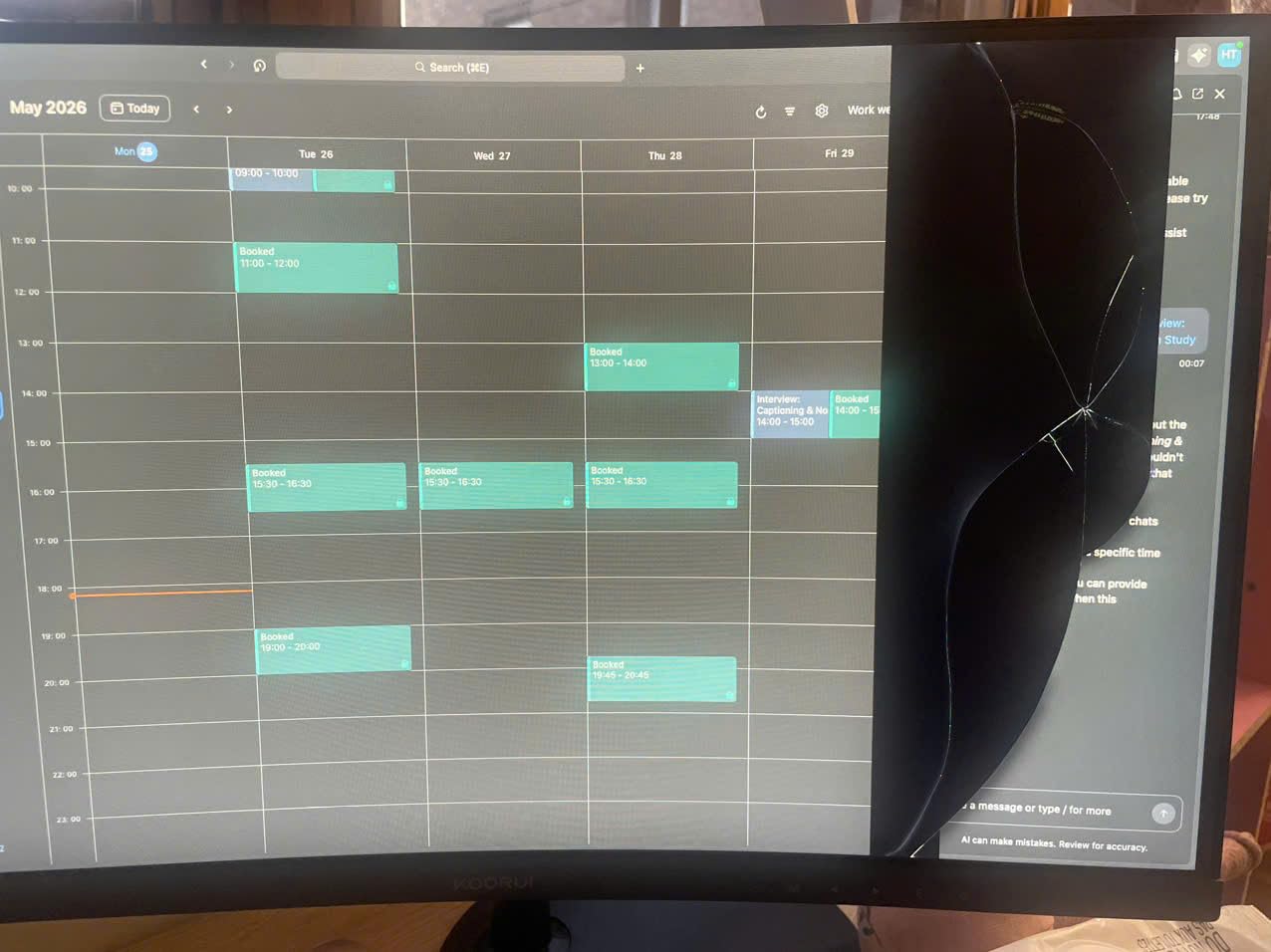 KOORUI 34 Inch 240Hz WQHD 3440x1440 Ultrawide Curved Gaming Monitor, 1500R customer photo 1