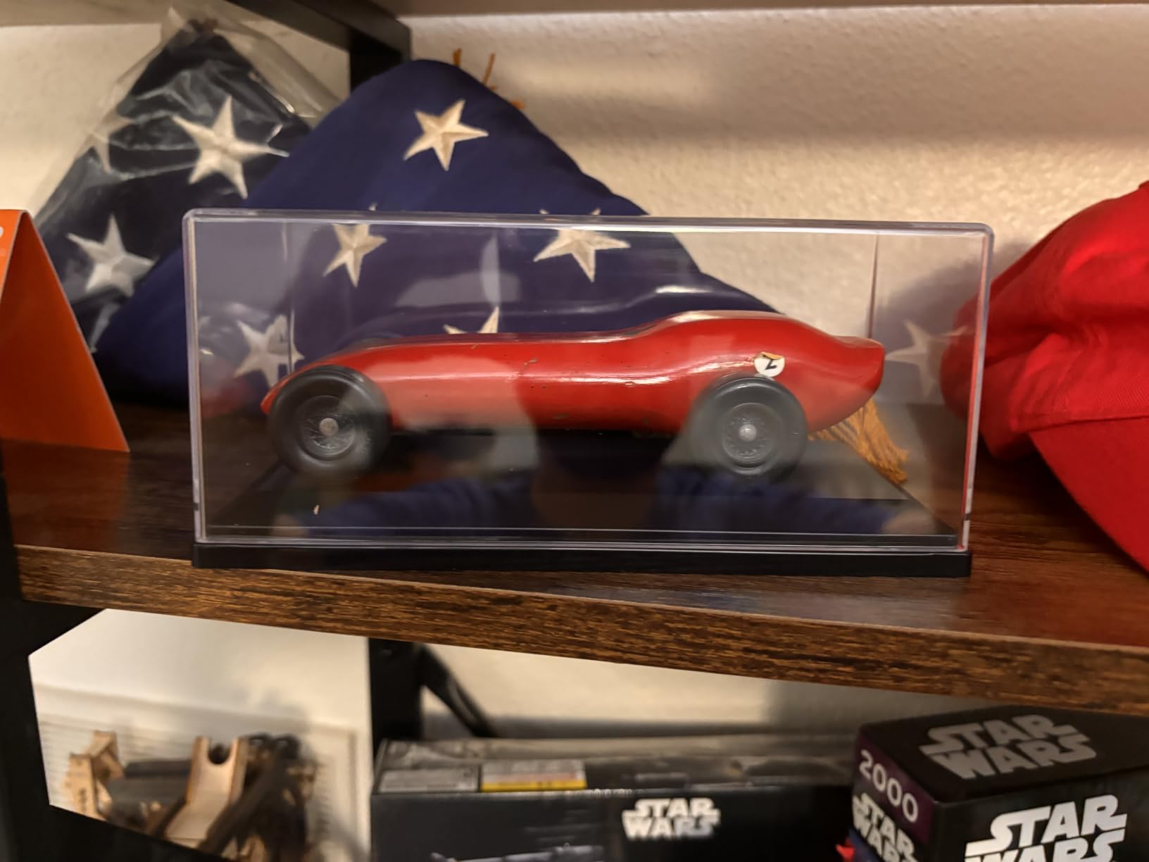 1:18 Scale Model Car Display Case, Clear Acrylic Display Box for Diecast Cars, Stackable Dustproof Showcase with Black Base, No Assembly, 13.4 x 6.4 x 5.5 Inch customer photo 2