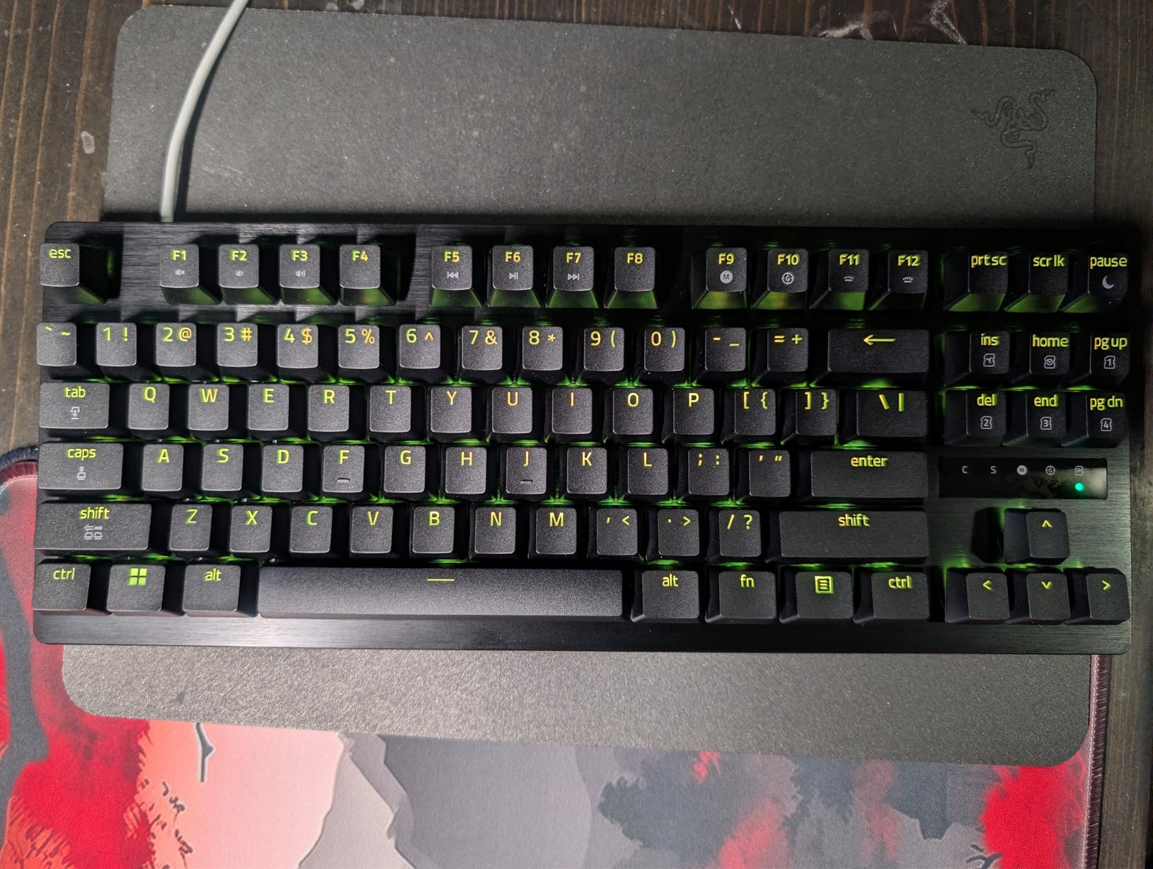 Razer Huntsman V3 TKL 8KHz Analog Optical Esports Gaming Keyboard, Black | Analog Optical Switches Gen 2 with Rapid Trigger, Adjustable Actuation, Snap Tap, PBT Keycaps, True 8000hz Polling Rate customer photo 2