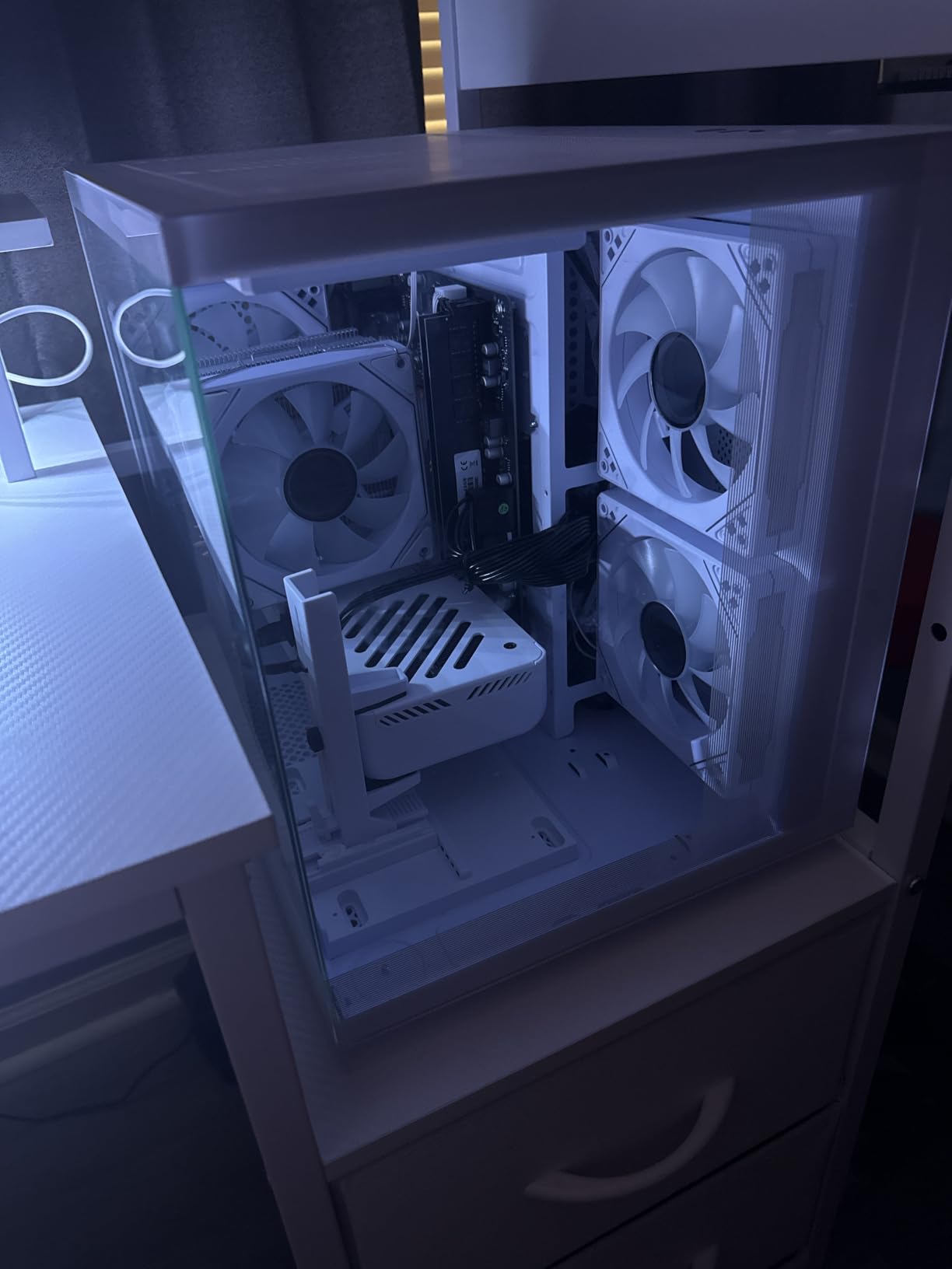 Gaming PC Desktop Computer - Ryzen 5 4500, Radeon RX 6500XT 4GB | 16GB DDR4 RAM, 512GB NVME SSD, Prebuilt Tower for 1080P Casual Gaming, Streaming, School & Home Office (White) customer photo 2