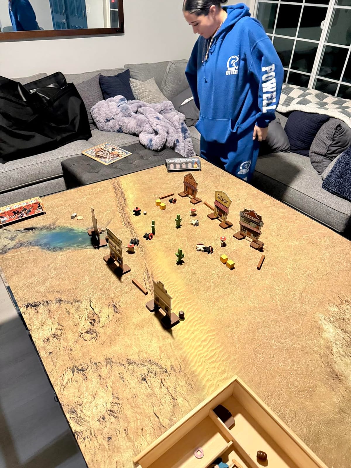 Warzone Studio Folding Table for Wargames (Brown, 60 x 48 inch) customer photo 1