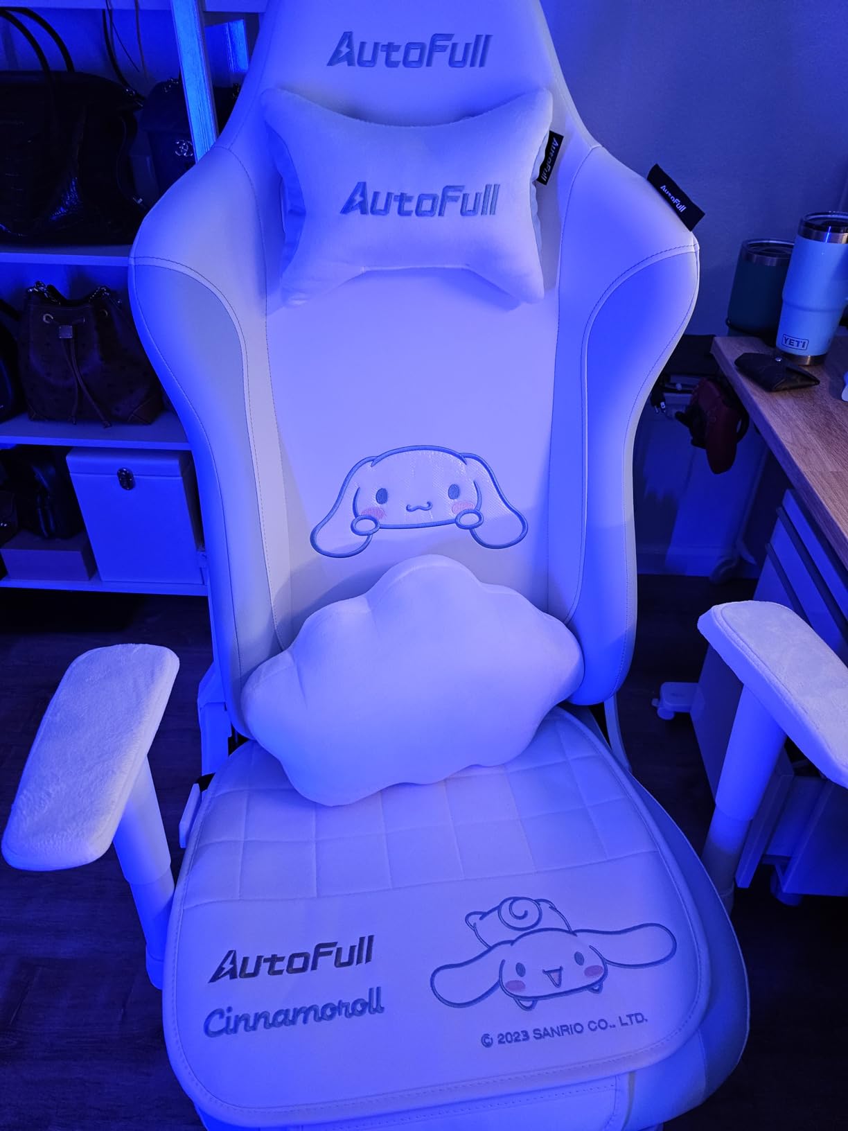 AutoFull M6 Ultra+ 2.0 Gaming Chair - World First with Shiatsu Massage | 720° Mechanical Armrests, Dynamic Lumbar Support, Adjustable Headrest | Ventilated & Heated customer photo 2