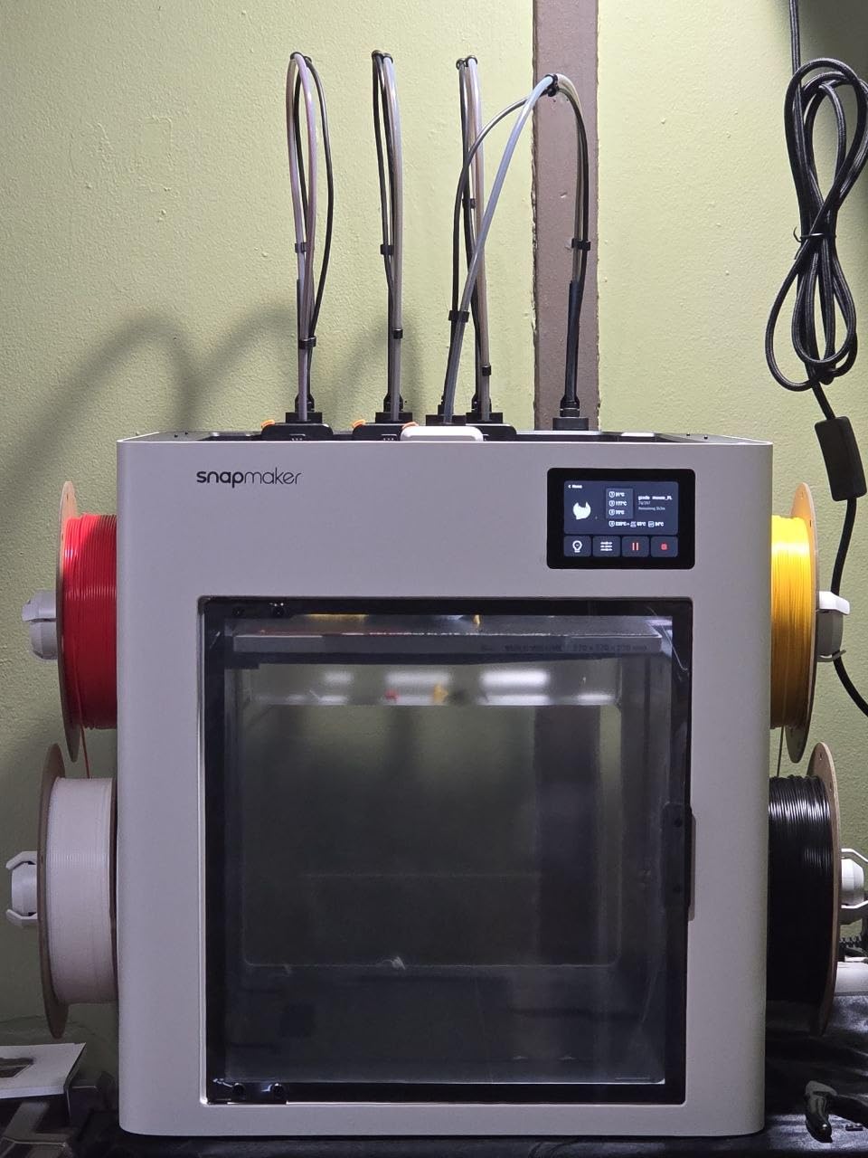 Snapmaker U1 3D Printer, 4-Toolhead with 5s Toolchanger, Multi-Color Printing, 5X Fast Printing, Minimal Purge, Multi-Material Printing, Smart Calibration, Model Library, Beginner Friendly, Auto Filament System customer photo 1