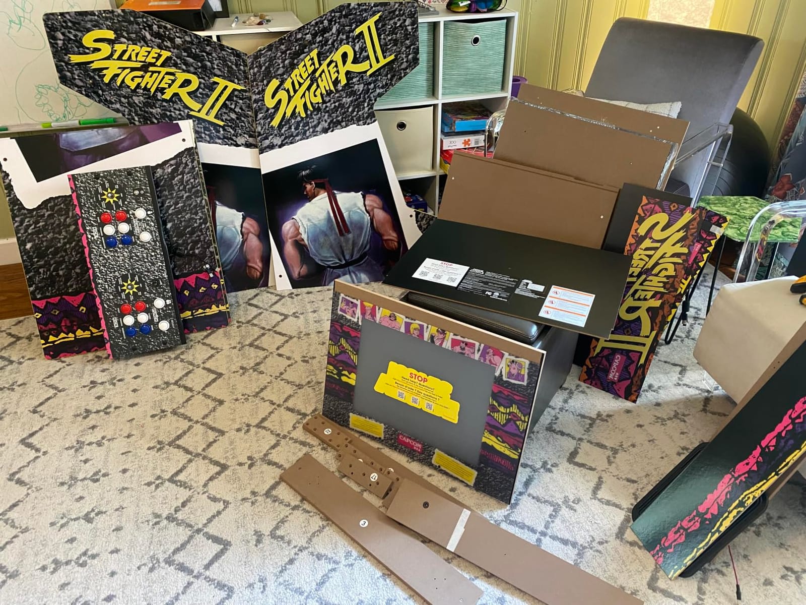 Street Fighter II: The World Warrior XT - Home Arcade Machine | 9/10-Scale Multiplayer Cabinet - 15+ Capcom Games, Raspberry Pi 5, 19.5in Screen, Lighted Marquee & HDMI Out for Game Room customer photo 1
