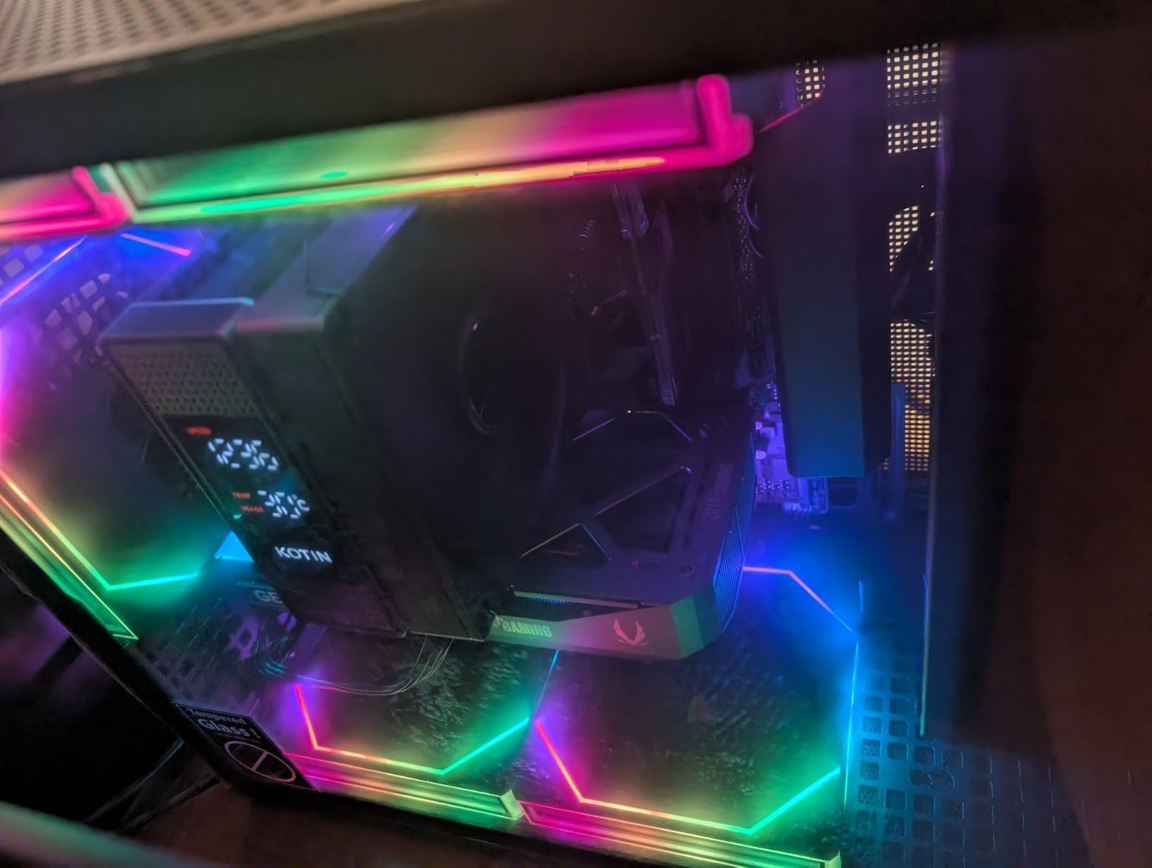 KOTIN Gaming PC Desktop, Ryzen 7 8700F, RTX 5060 Ti 8GB, 16GB DDR5, 1TB SSD | Prebuilt Gaming Tower with WiFi 7, Windows 11 Home, DLSS 4, ARGB Cooling, 650W Gold PSU for 1080p/1440p PC Gaming & Streaming customer photo 2
