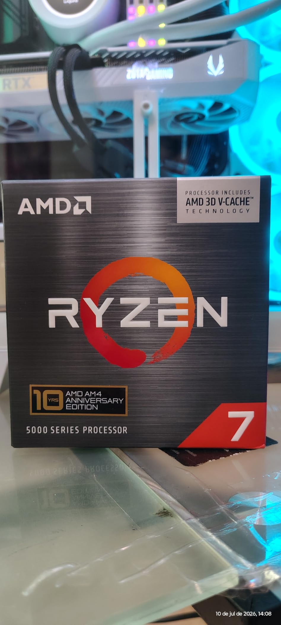 Ryzen 7 5800X3D 8-core, 16-Thread Desktop Processor with AMD 3D V-Cache Technology customer photo 2