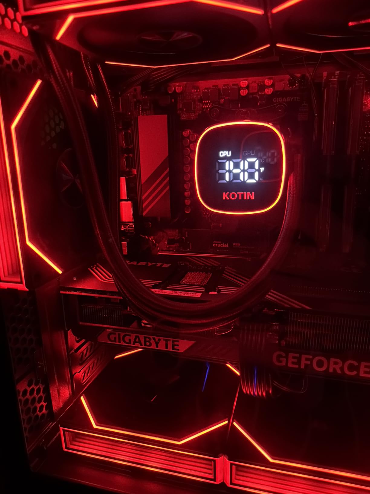 KOTIN Gaming PC Desktop, Ryzen 7 9800X3D, RTX 5070 12GB, 32GB DDR5, 1TB SSD | 11.3